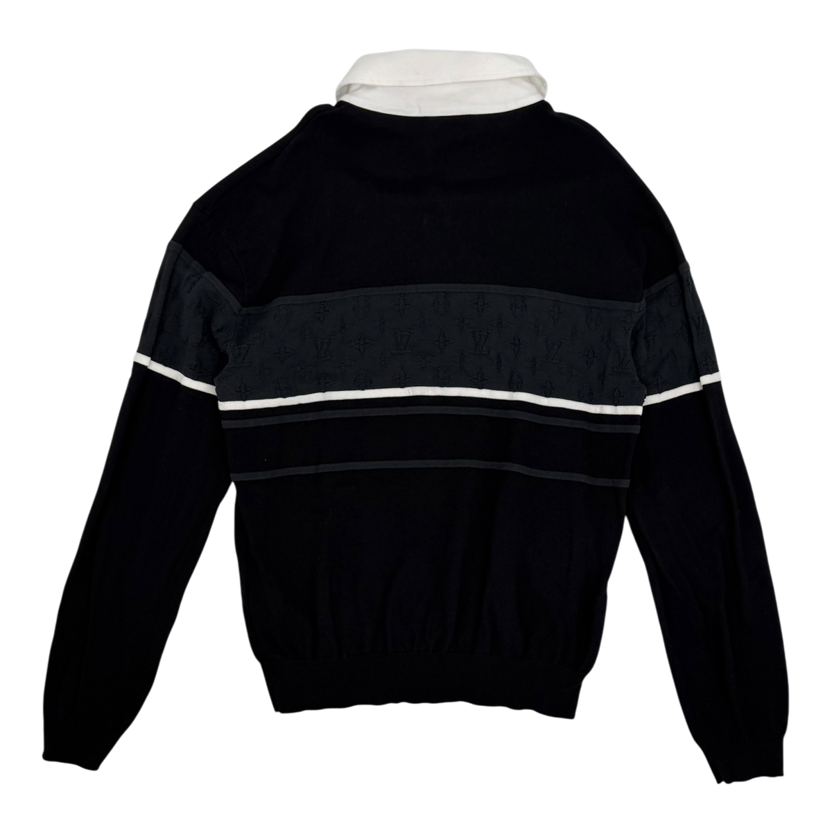 Monogram Jacquard L/S Polo Shirt