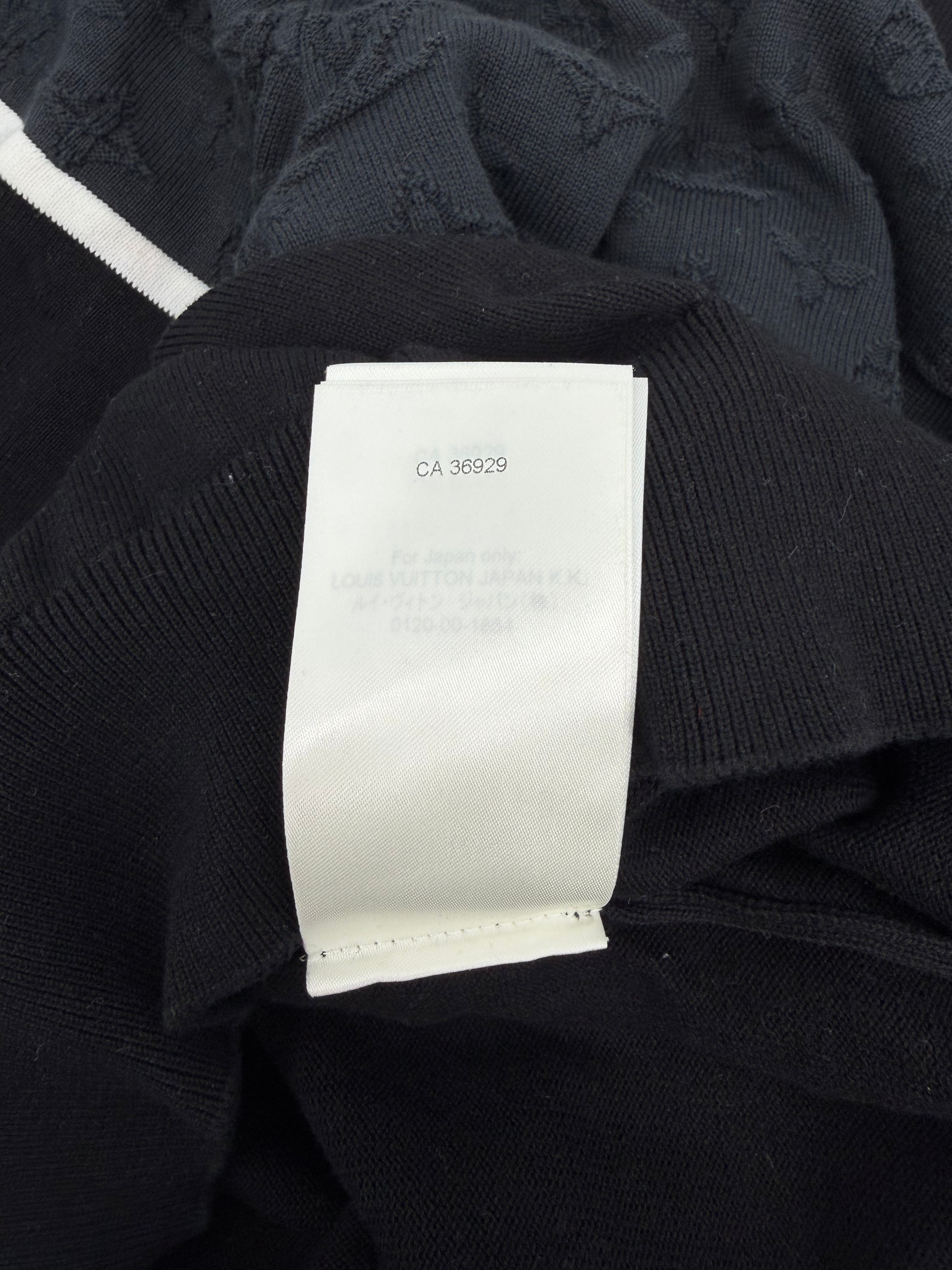 Monogram Jacquard L/S Polo Shirt