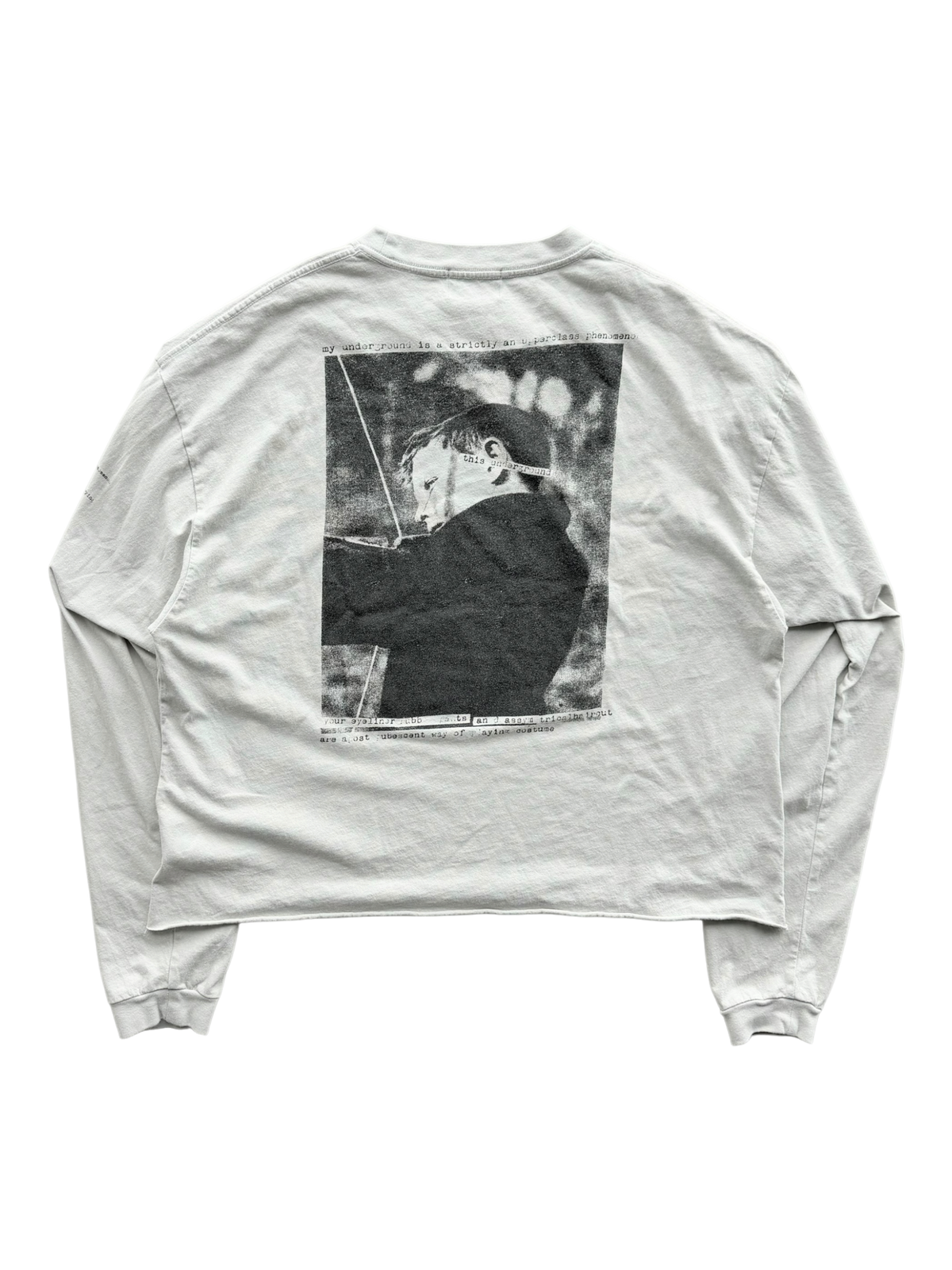 Tricycle Graphic Long Sleeve T-Shirt White