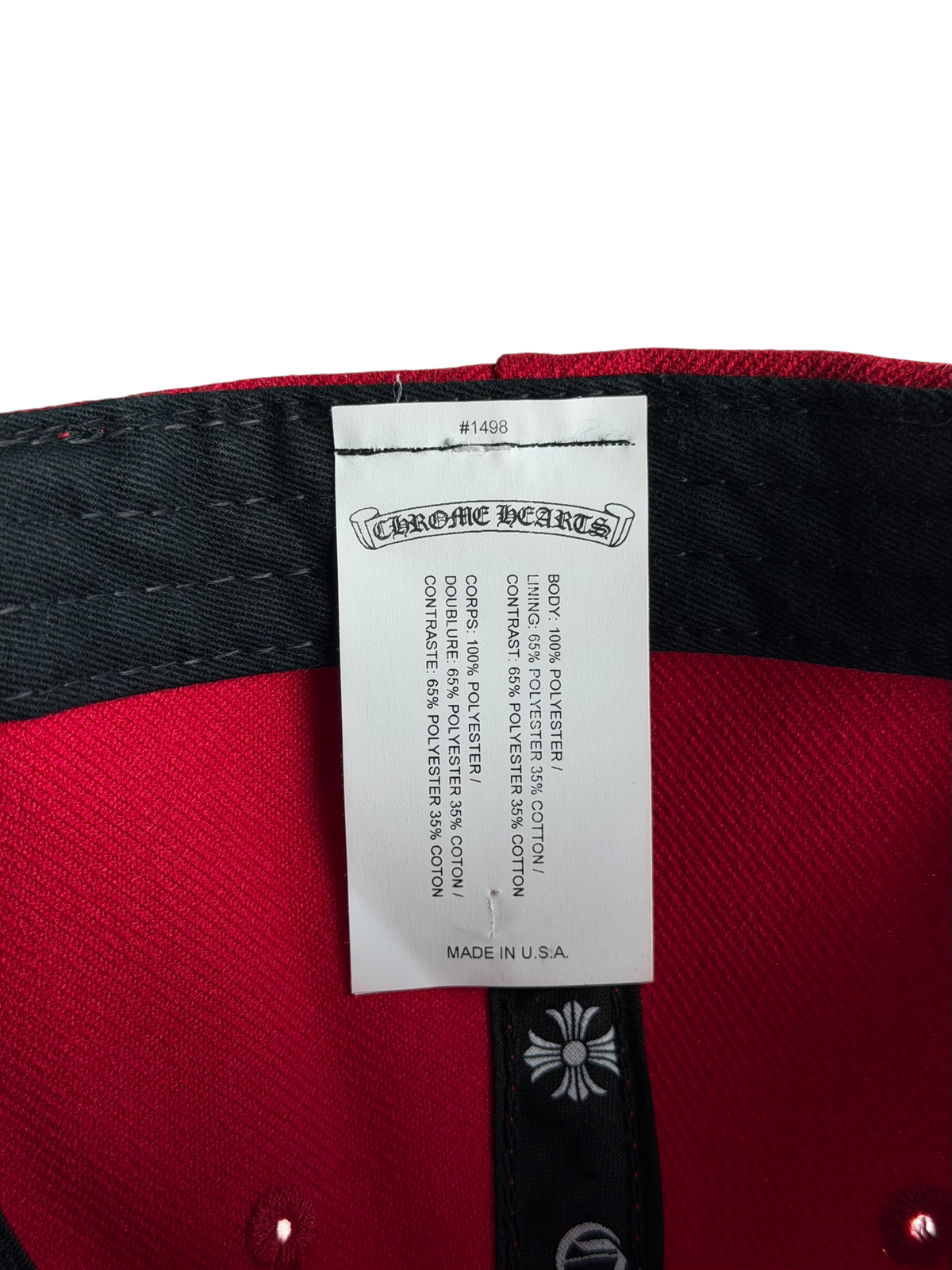 CH Baseball Hat Red/White