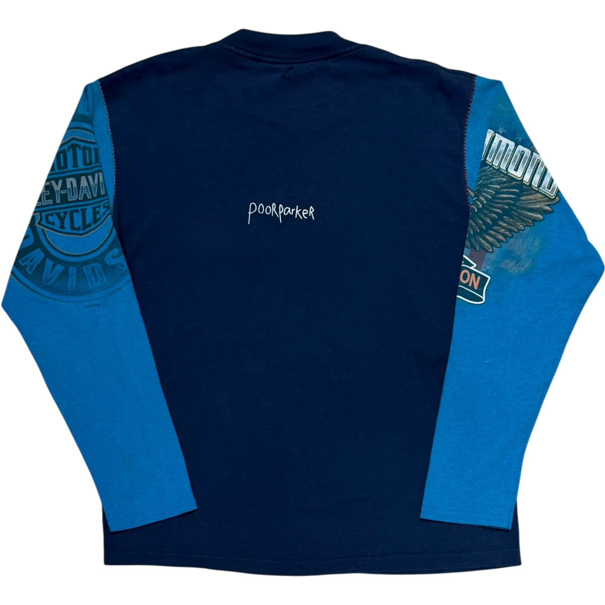 Blue Harley Tee Long Sleeve