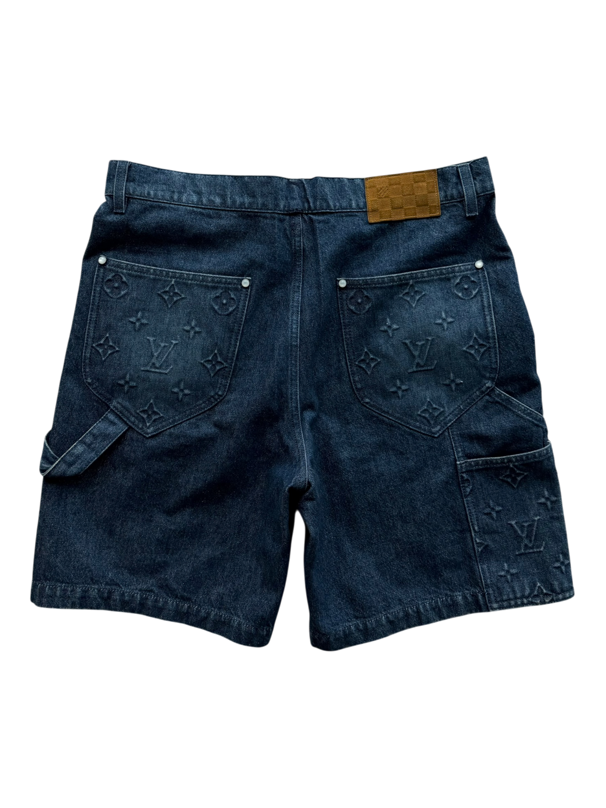 Indigo Carpenter Denim Shorts