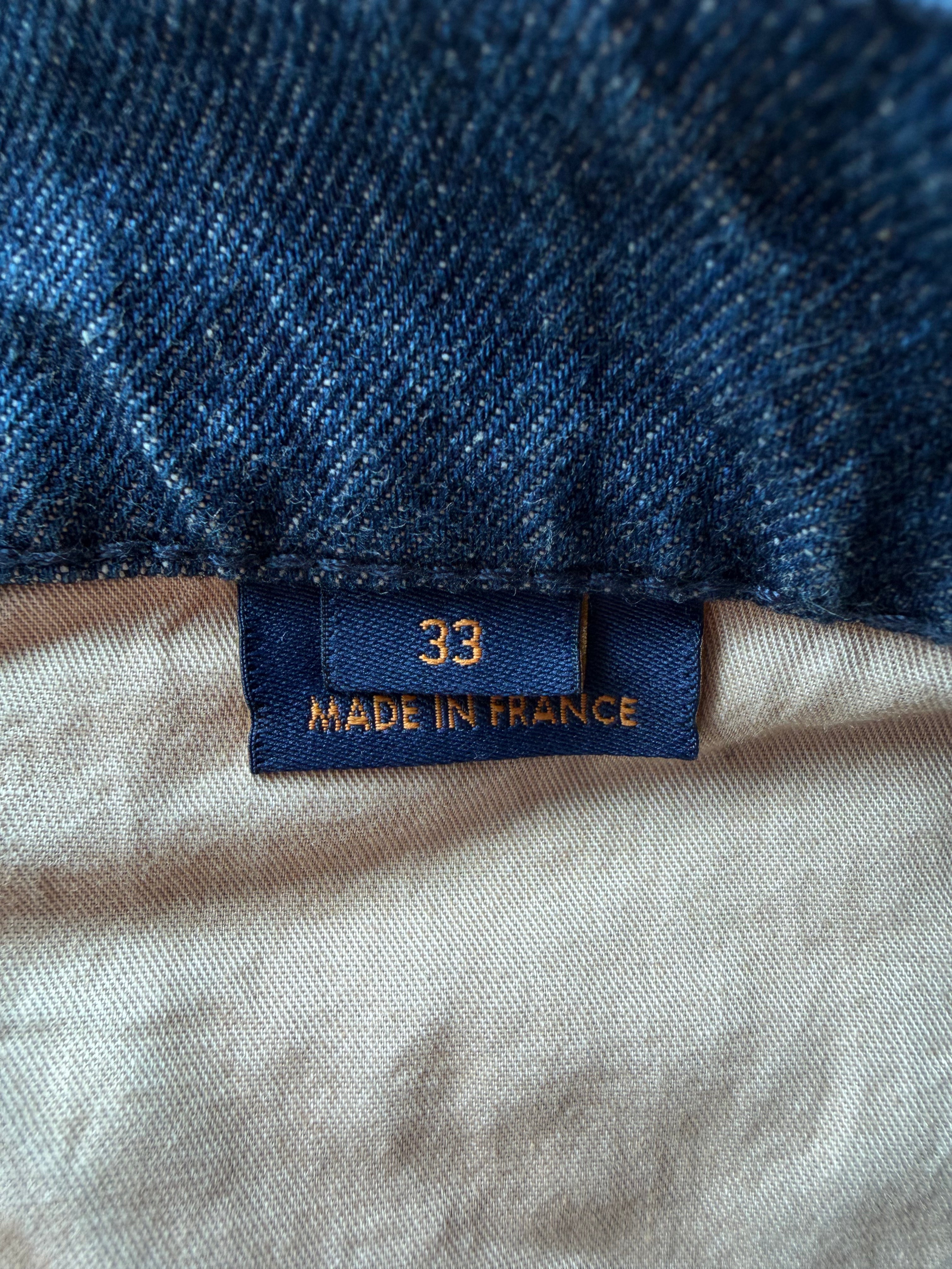 Monogram Indigo Carpenter Denim Shorts