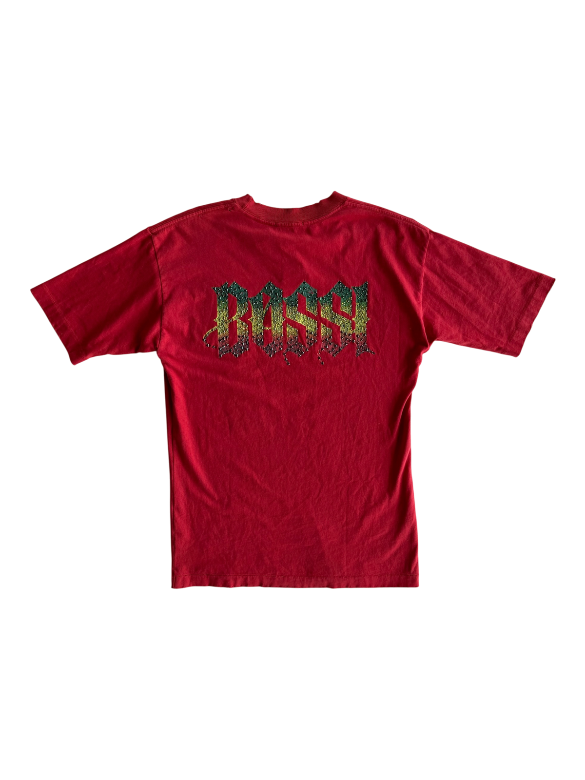 Skull Cross Vinatge Tee Red
