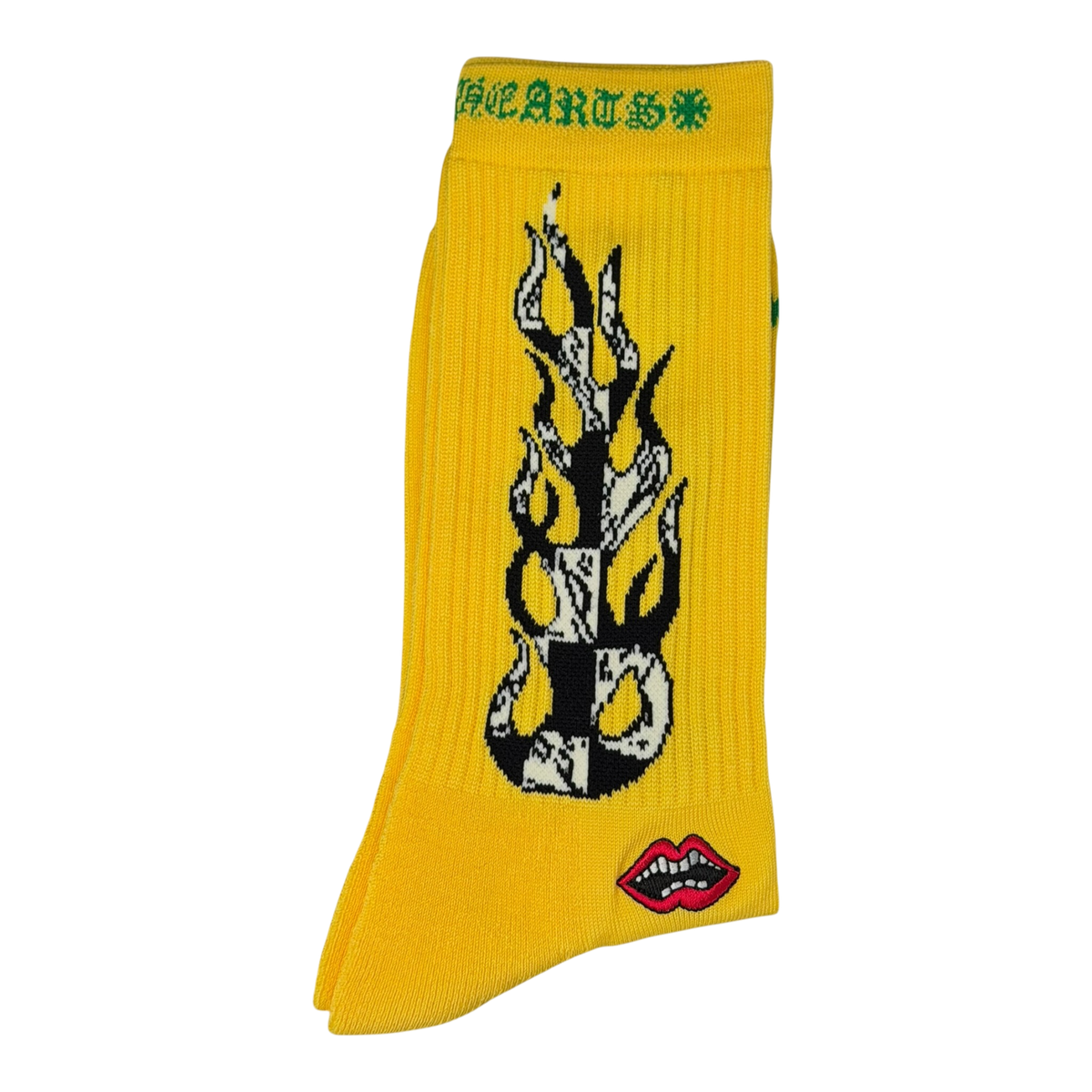 Matty Boy Flame Socks Yellow