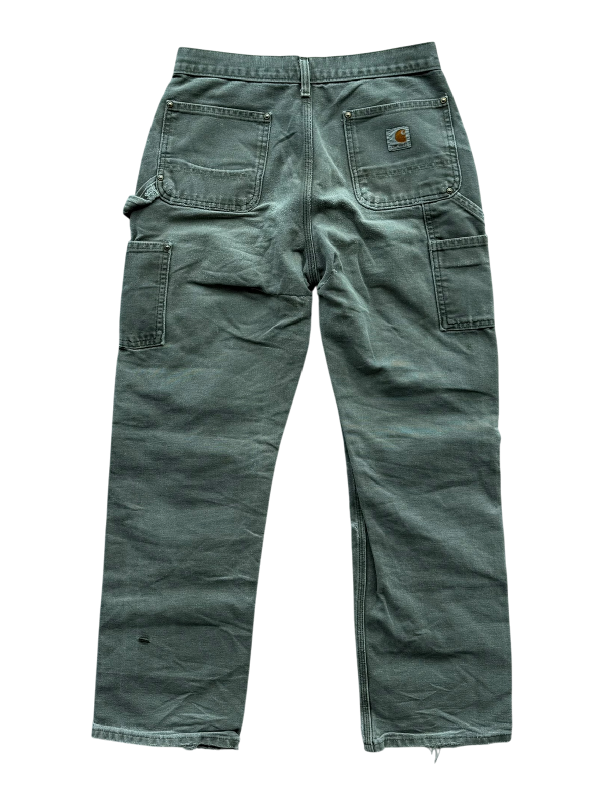 Grey Green Vintage Carpenter Pants