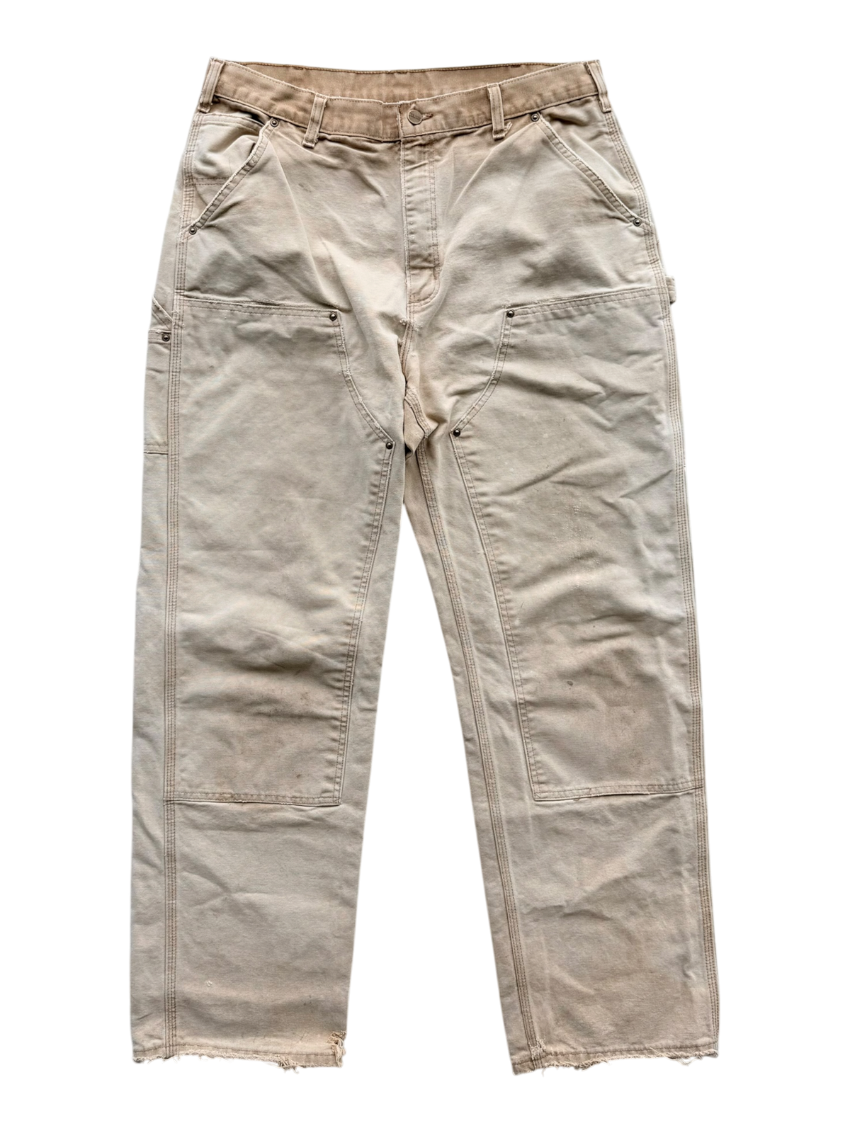 Tan Sun Faded Vintage Carpenter Pants