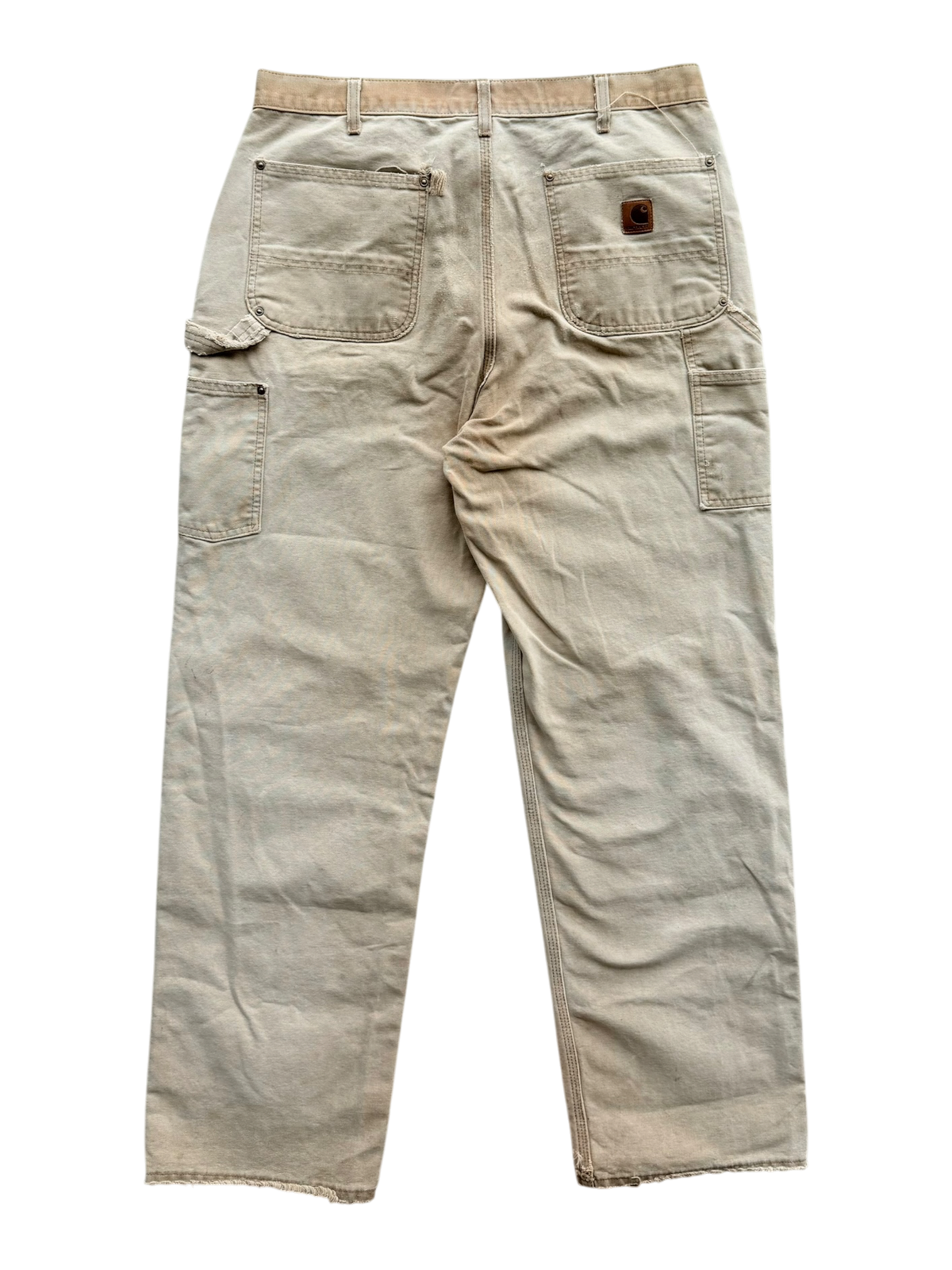 Tan Sun Faded Vintage Carpenter Pants