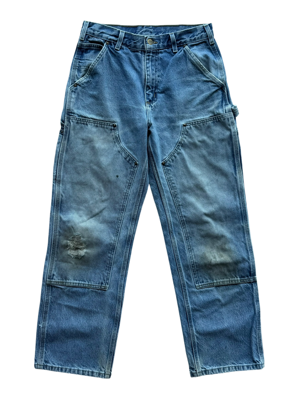 Blue Denim Vintage Carpenter Pants