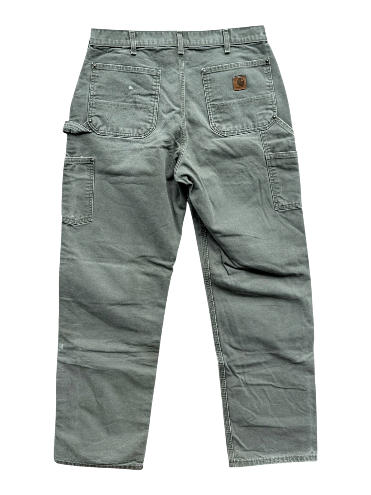 Grey Green Vintage Carpenter Pants