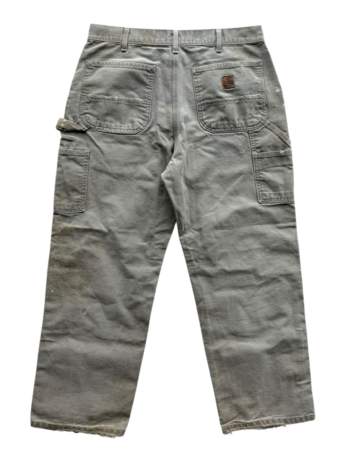 Grey Paint Splatter Vintage Carpenter Pants