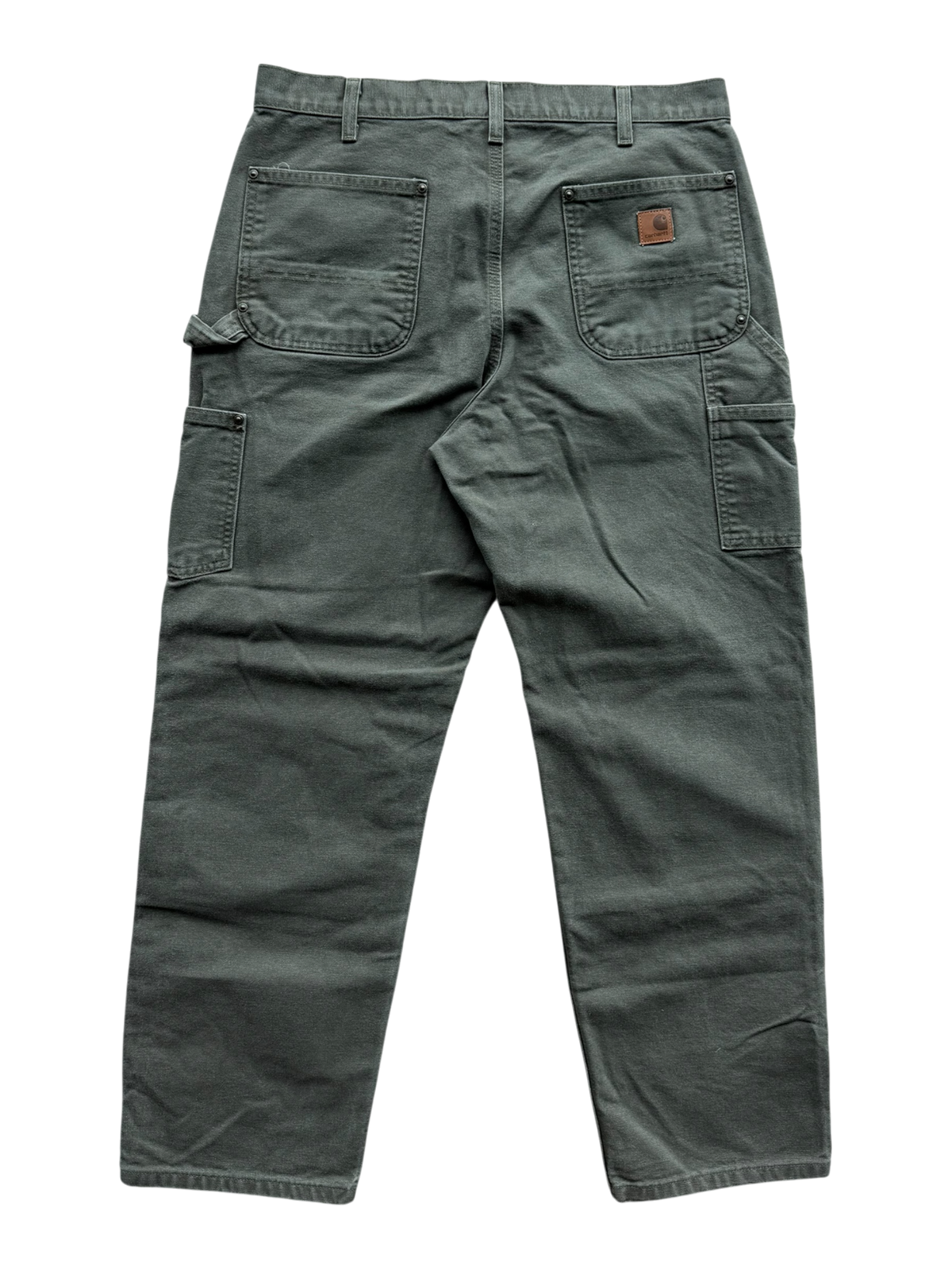 Grey Green Vintage Carpenter Pants