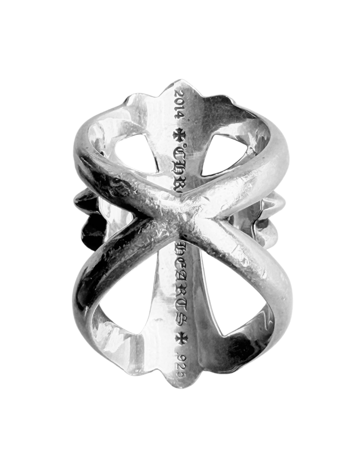 Diamond Pavé Factory Set Infinity .925 Silver Ring