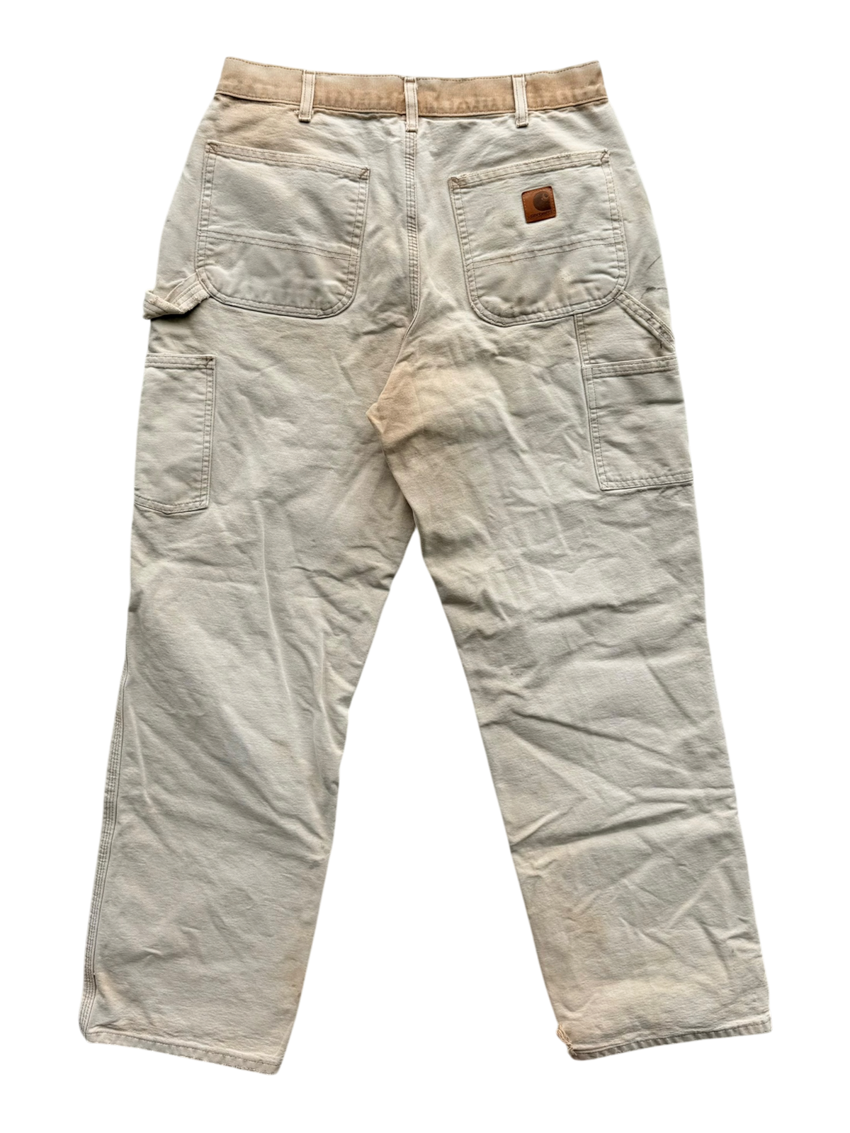 Tan Sun Faded Vintage Carpenter Pants