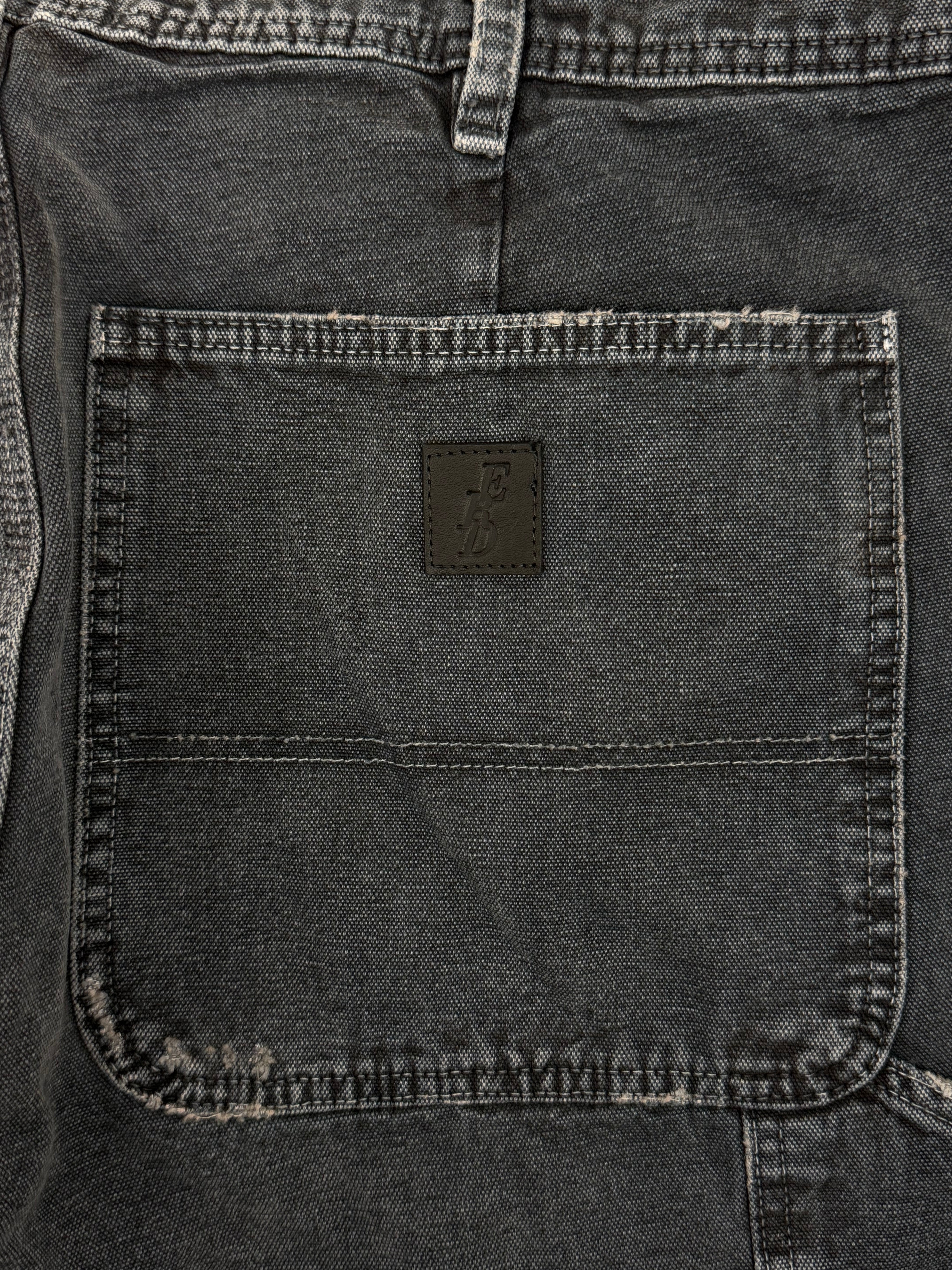 Paint Pants (Washed Black)