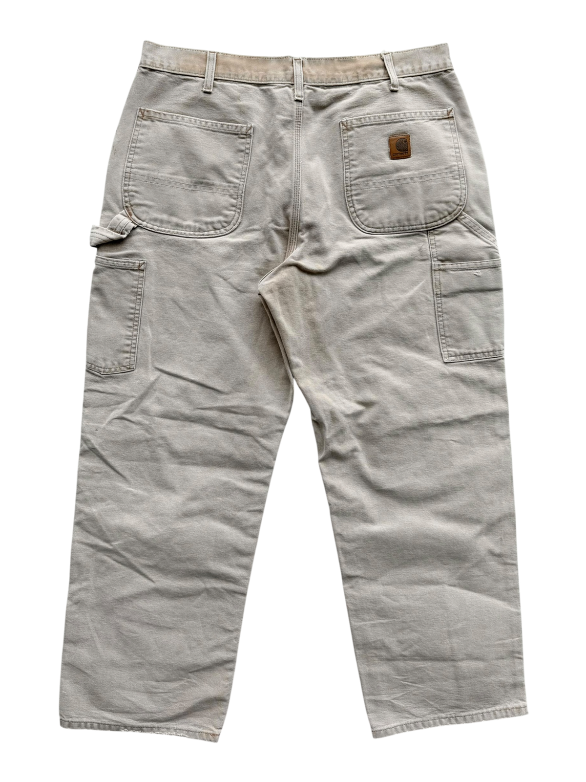 Tan Sun Faded Vintage Carpenter Pants