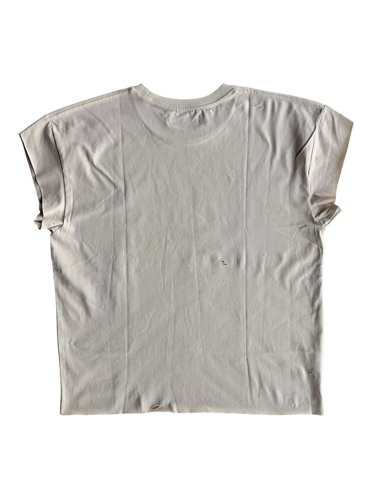 Therapy Distressed Sleeveless Tee Tan