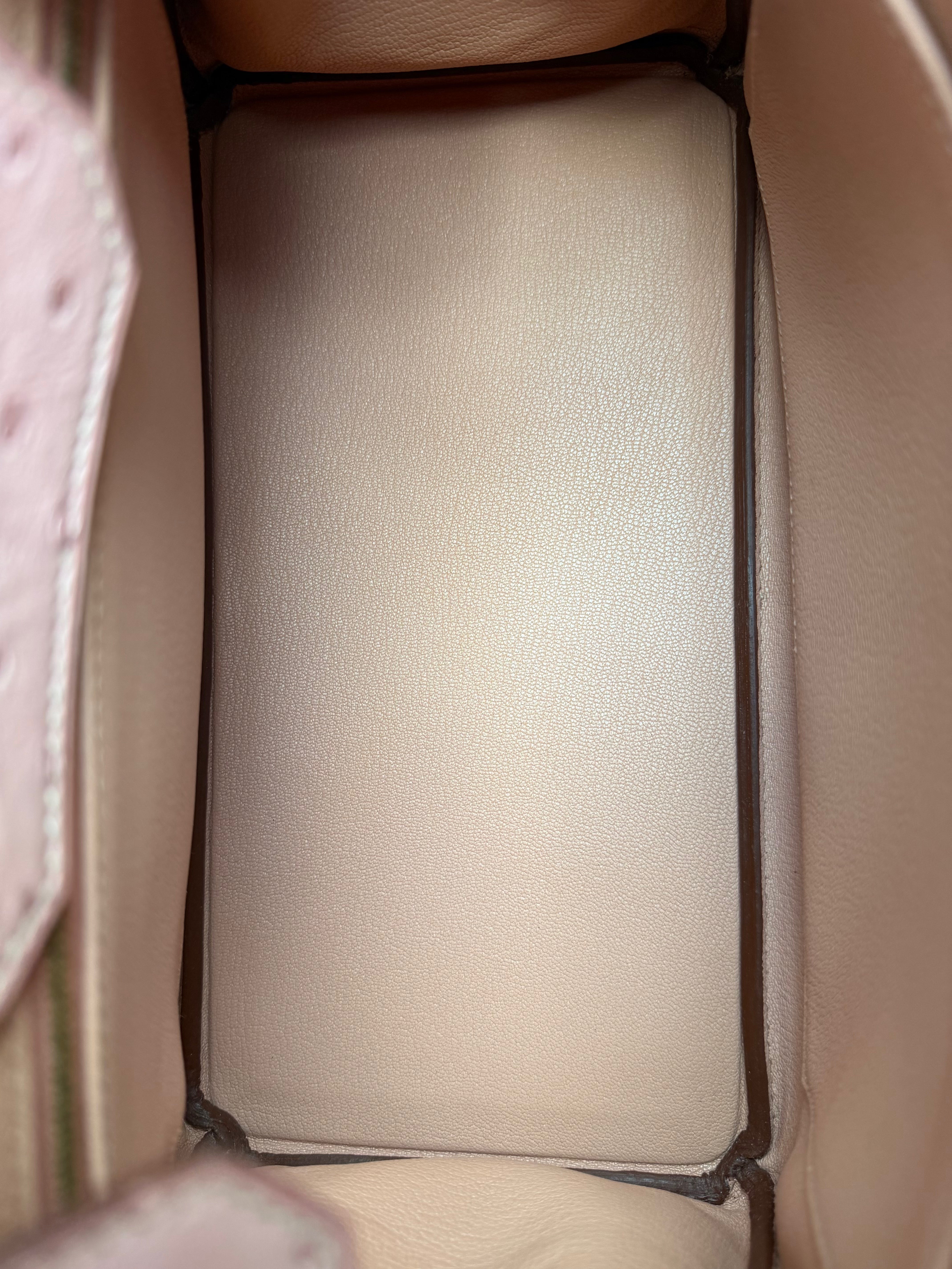 Terre Culte Ostrich & Gold Hardware Birkin 30