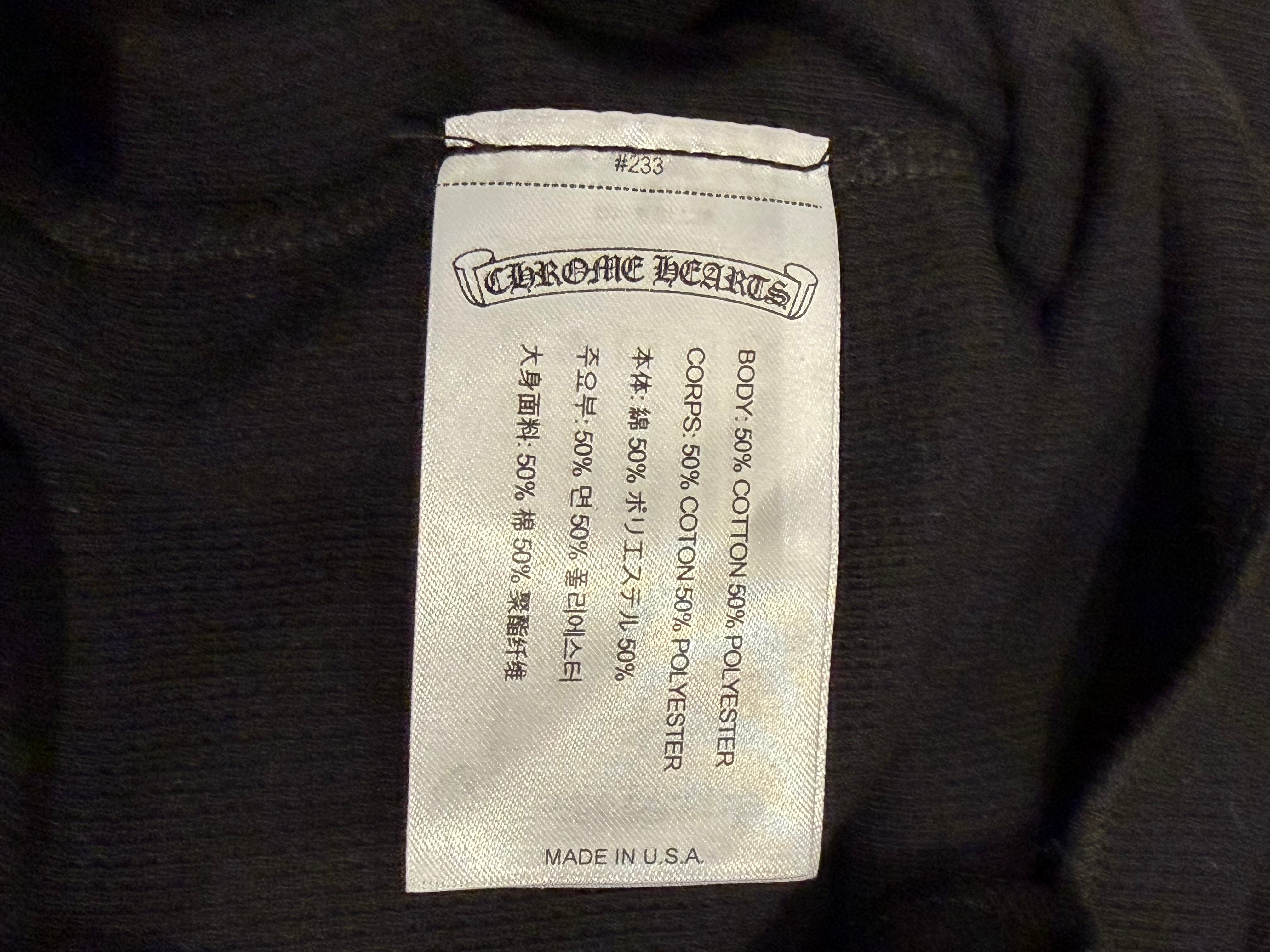 Black Horseshoe Floral Thermal Longsleeve