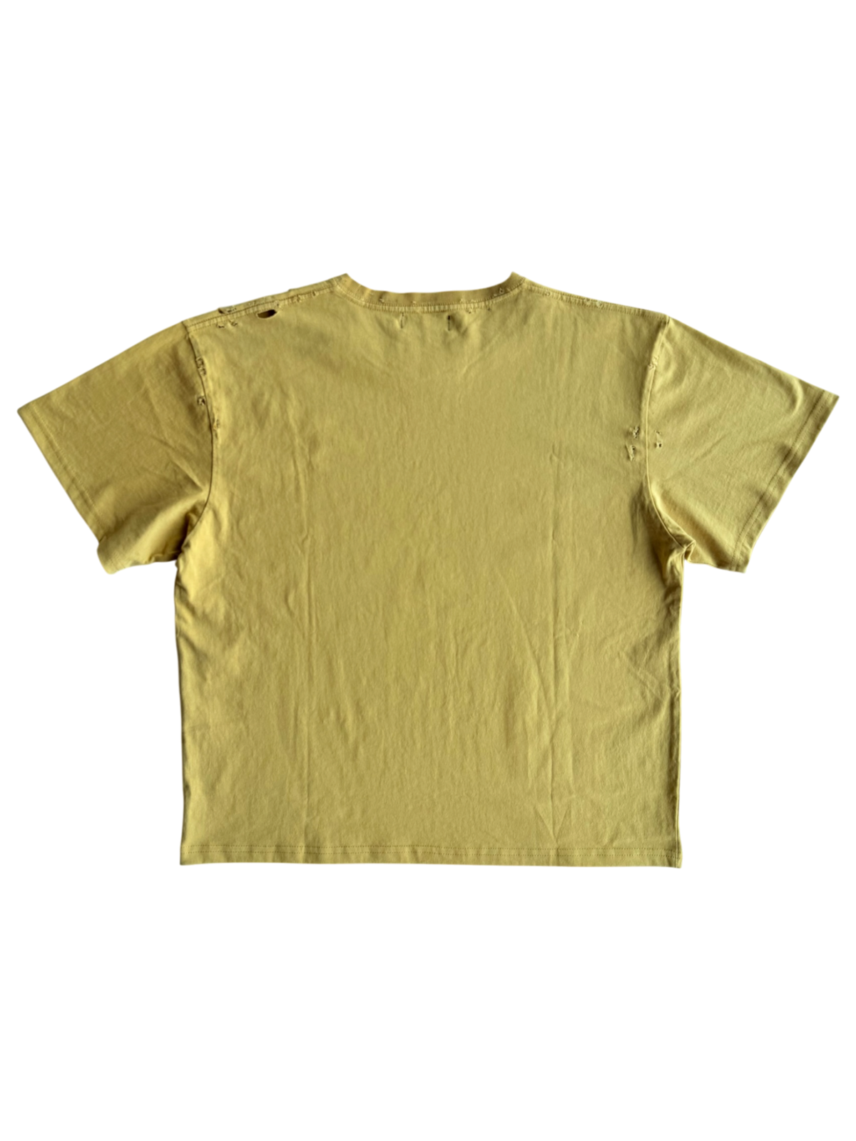 Burglary Distressed Tee Yellow