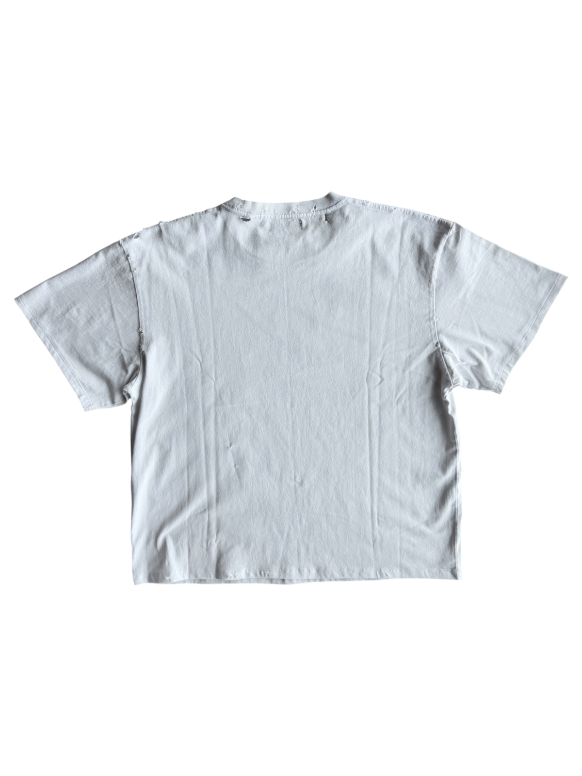 Psycho Distressed Tee White