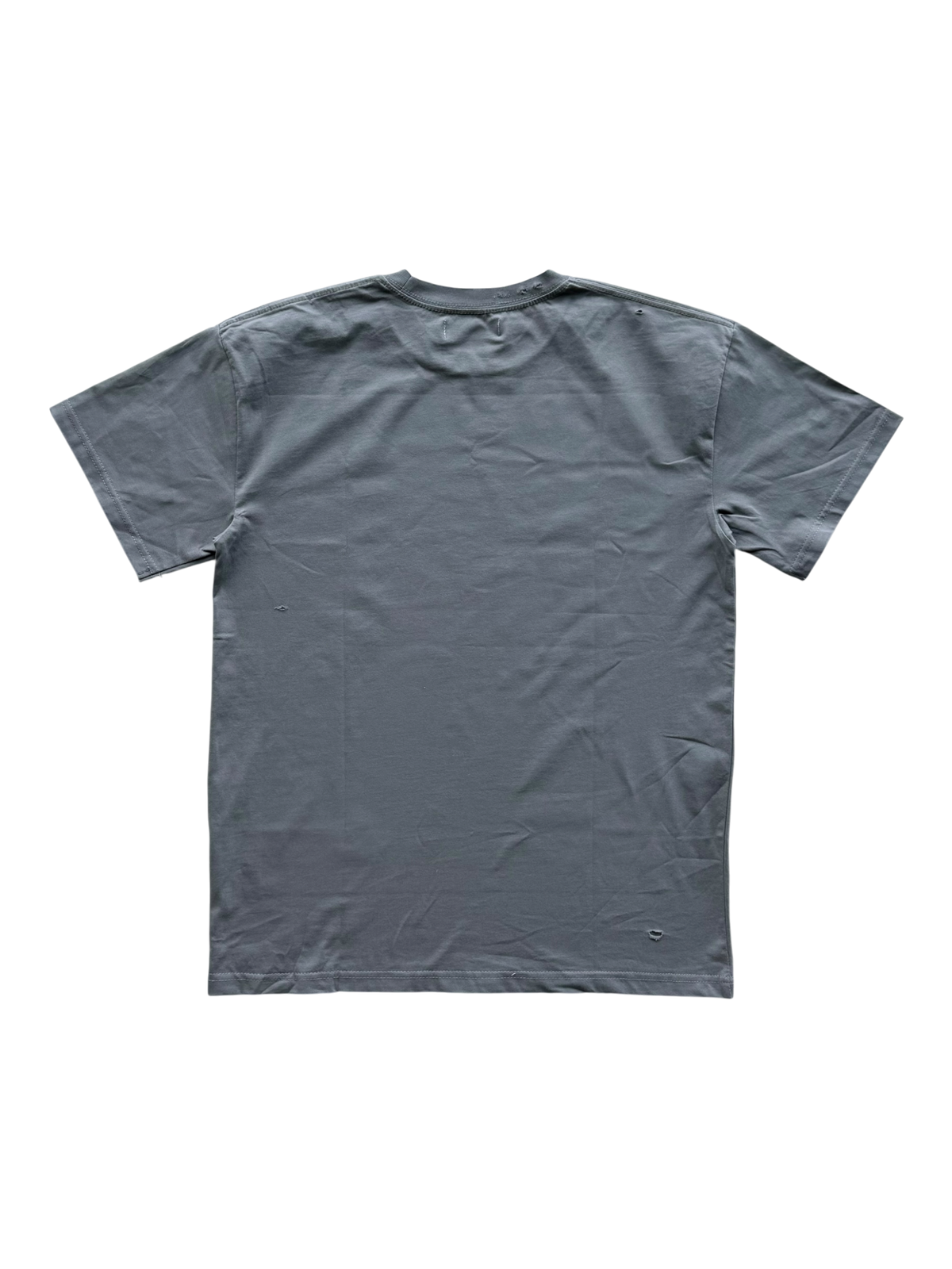 Paper Trail Distressed Tee Grey