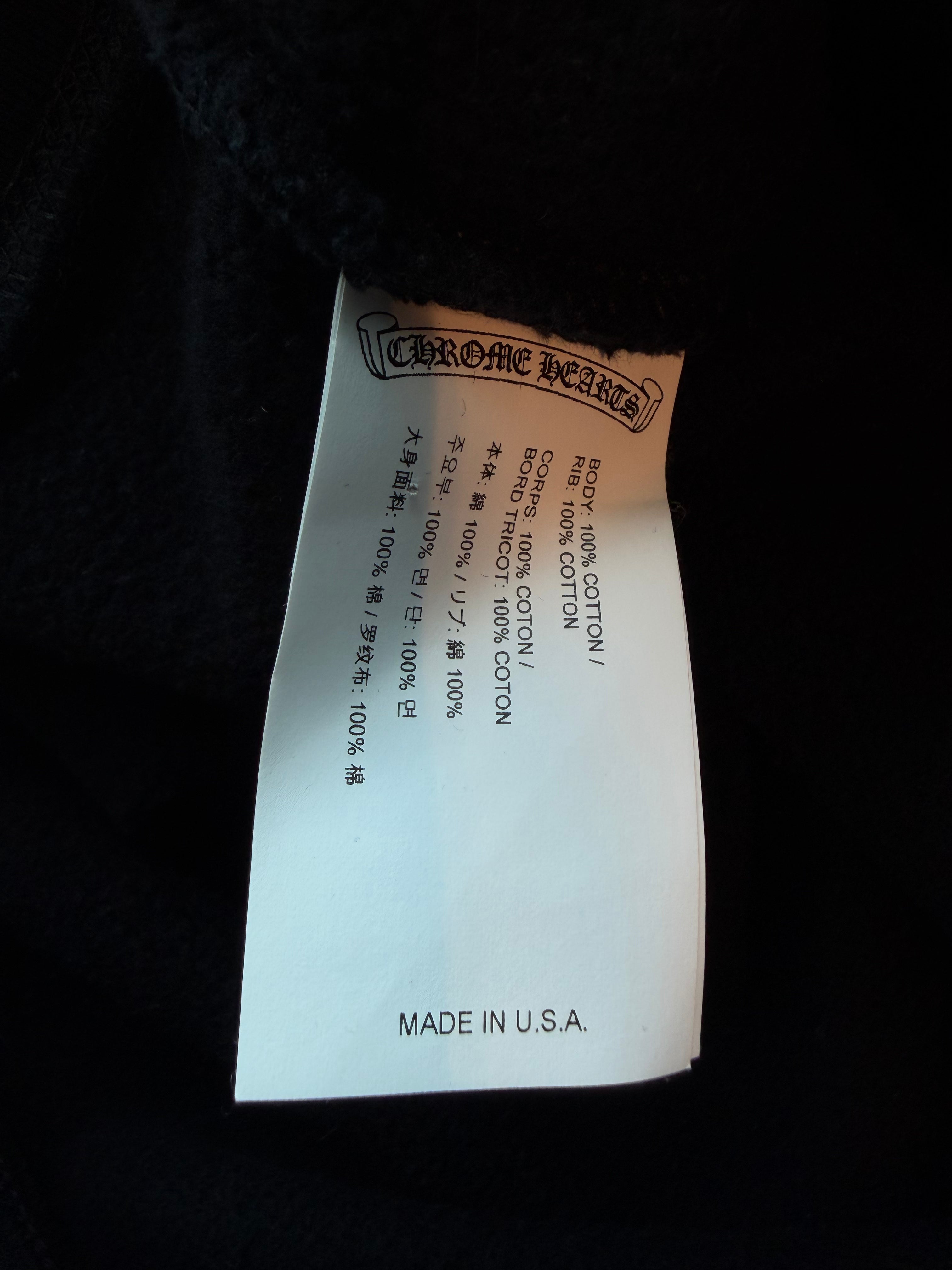 Slow Ride Embroidered Quarter Zip Sweatshirt Black