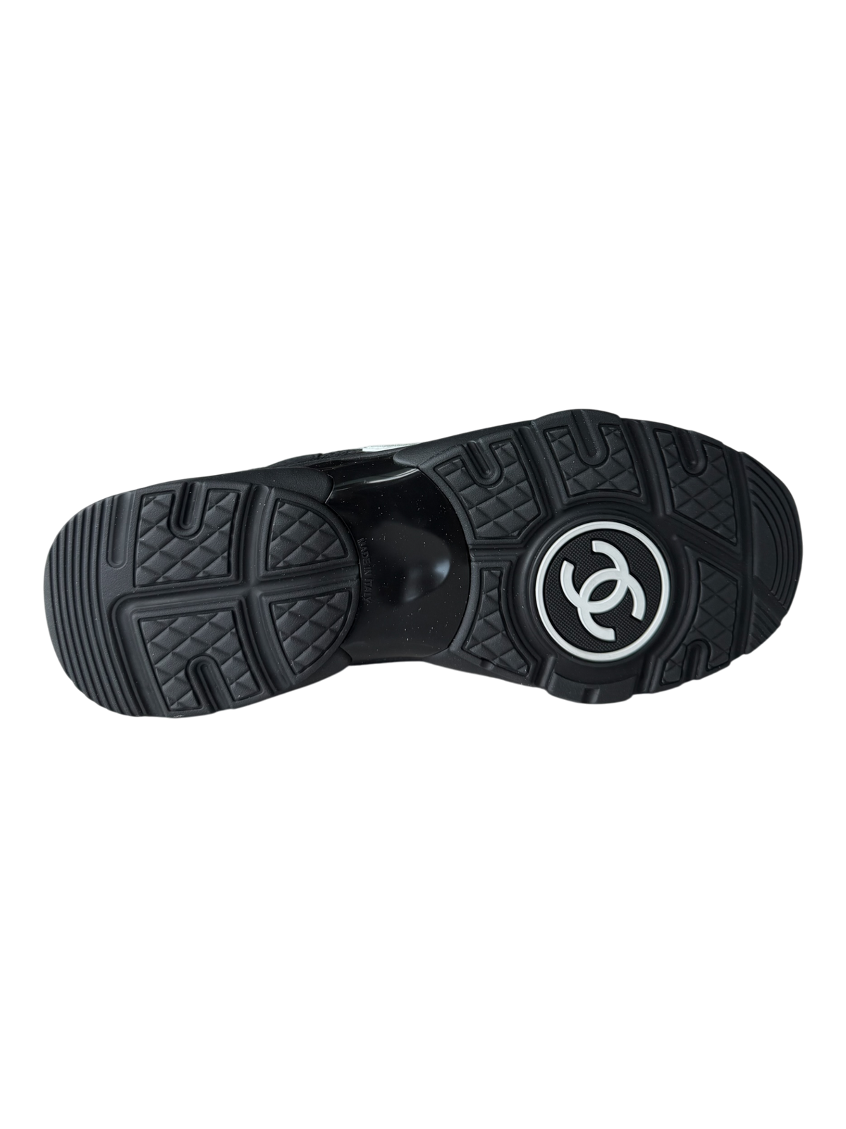 Low Top Trainer Black White