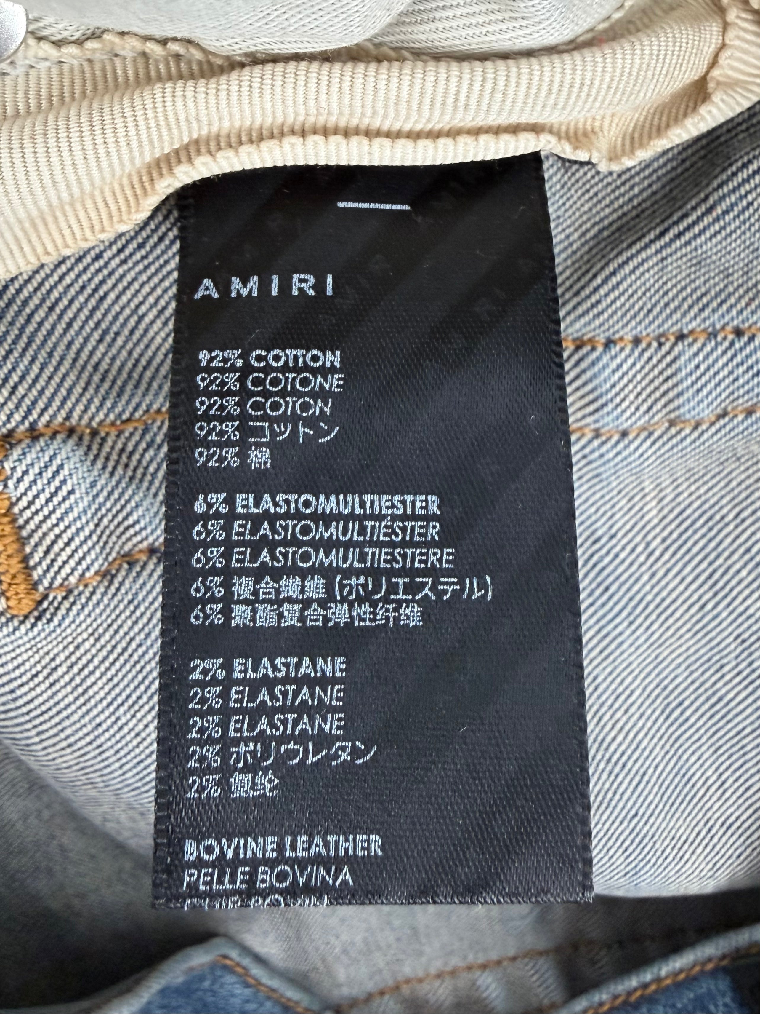 Vintage Indigo & Red Patch MX1 Jeans