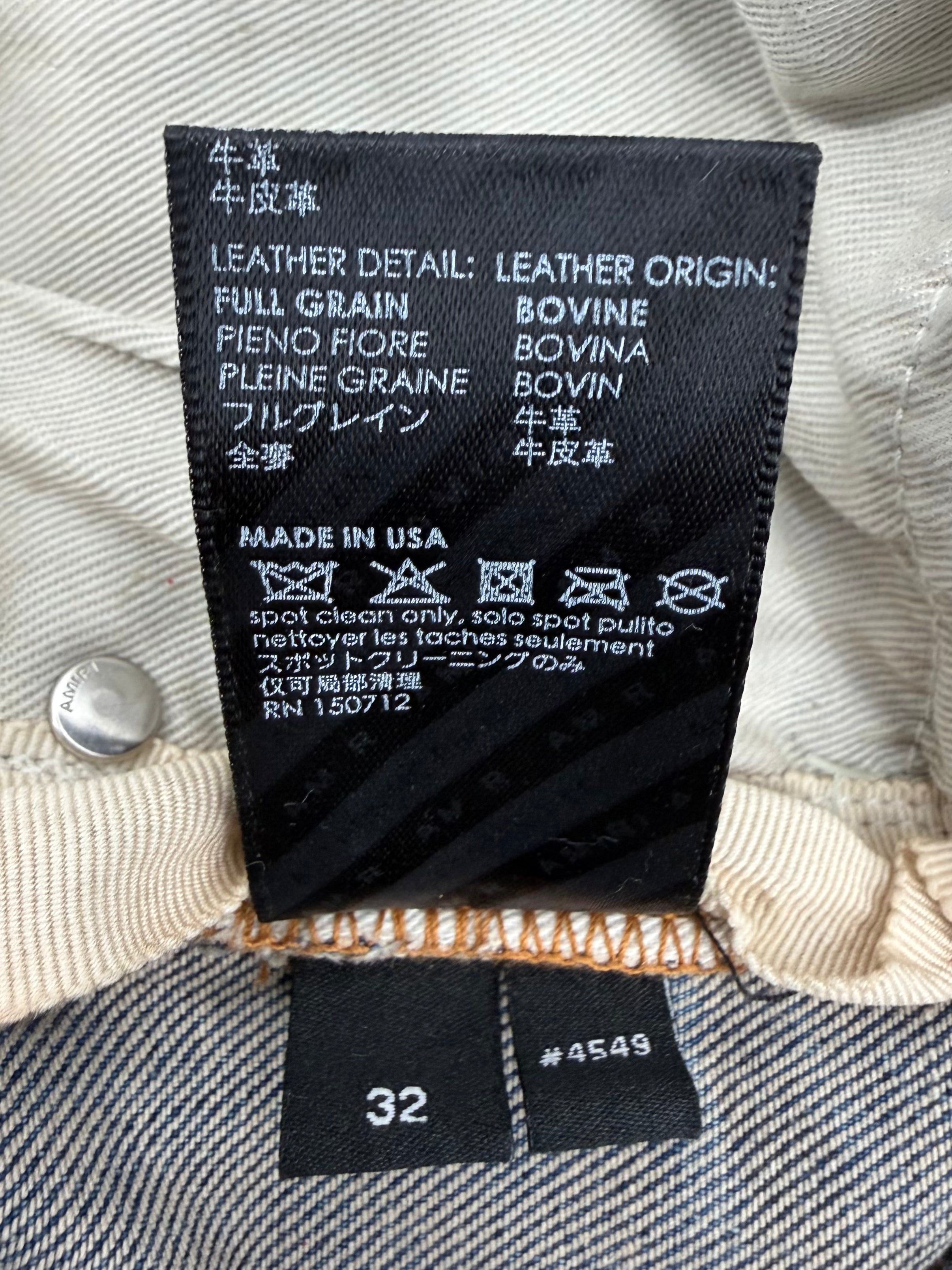 Vintage Indigo & Red Patch MX1 Jeans