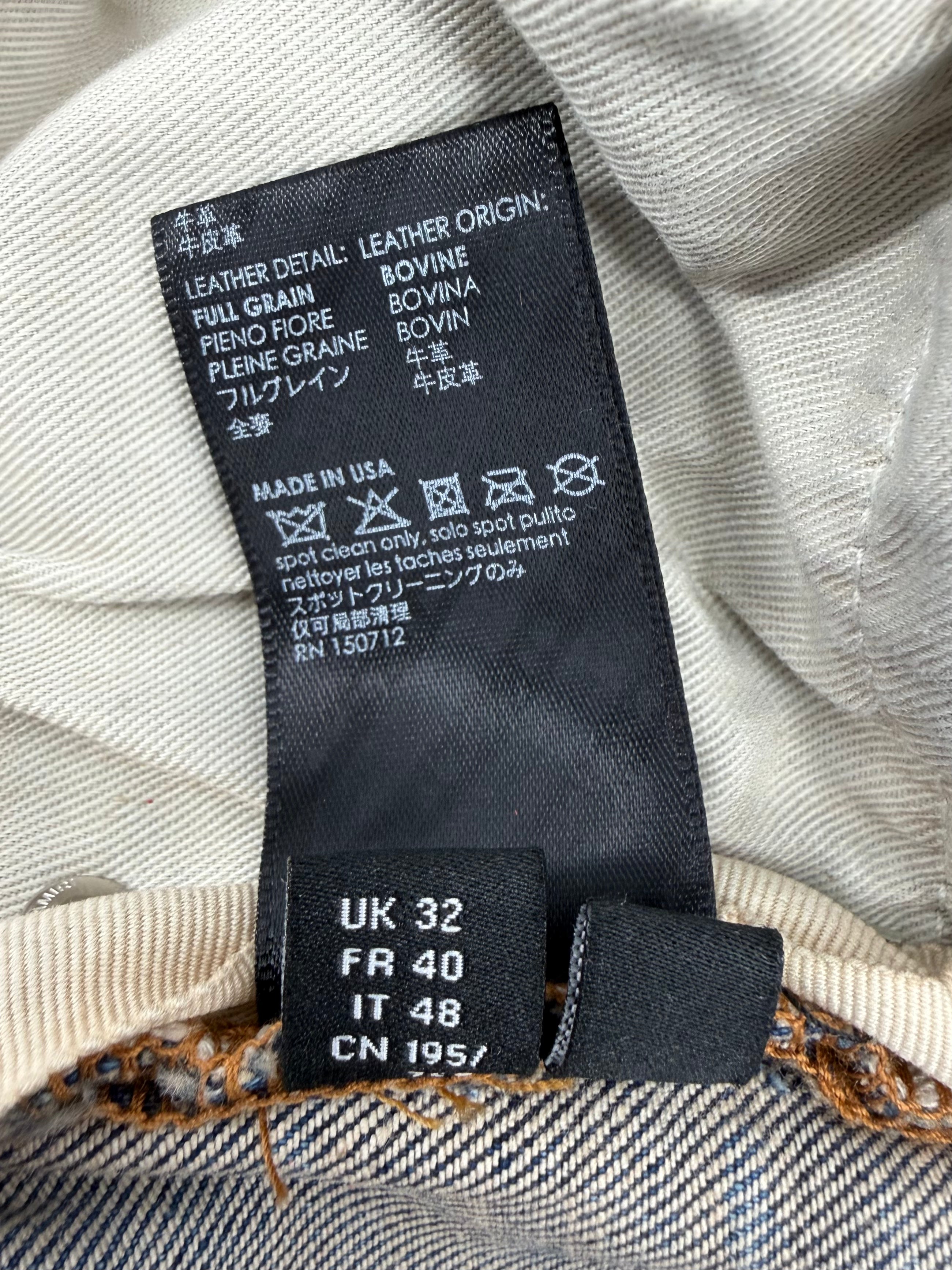 Vintage Indigo & Red Patch MX1 Jeans