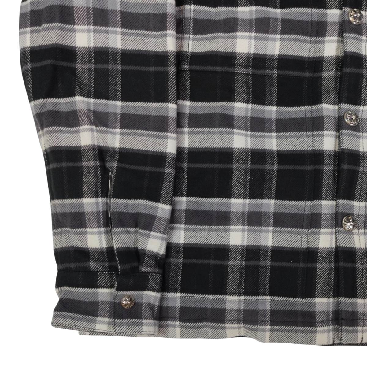 Work Dog Padded Flannel Black & White
