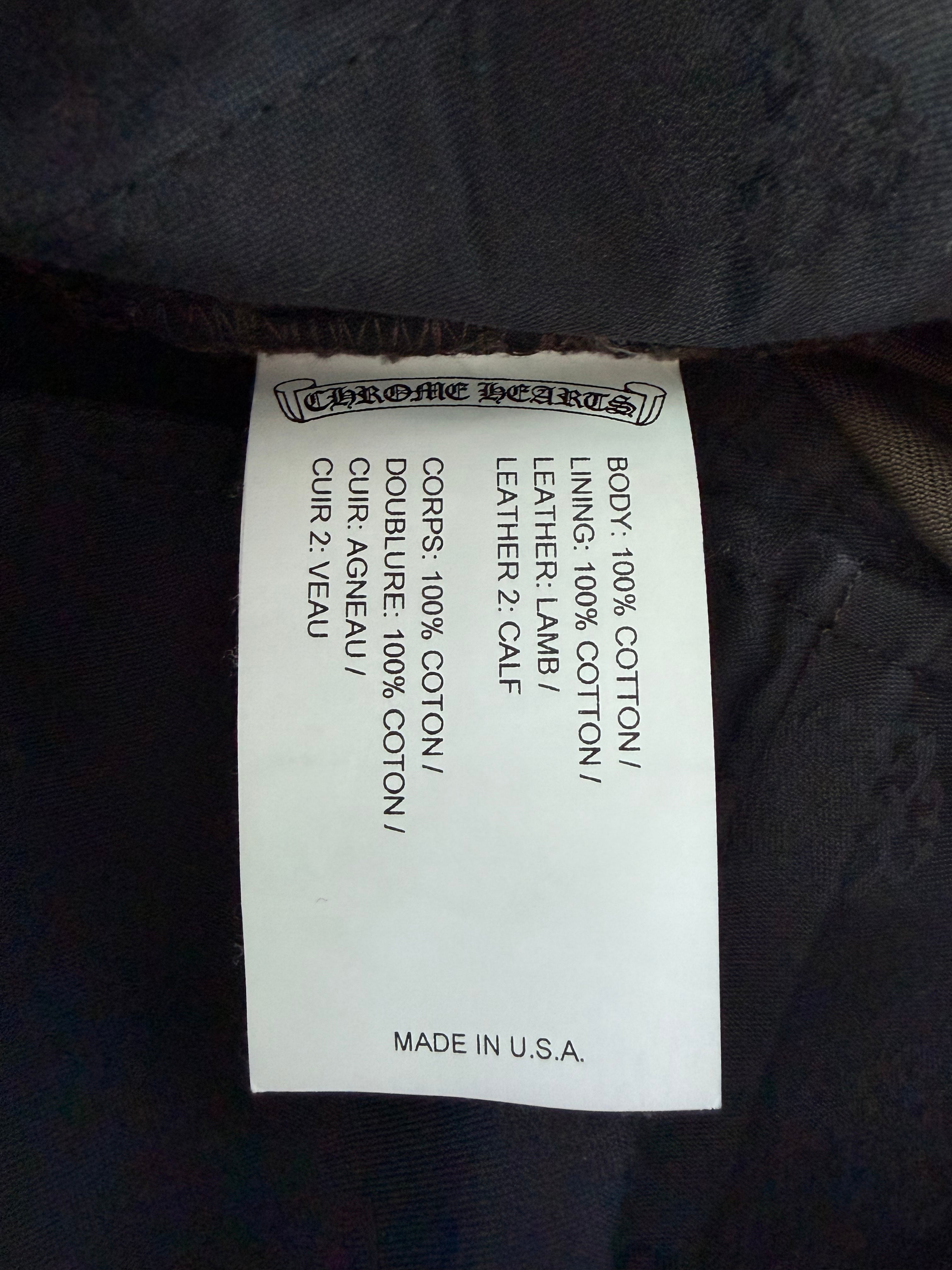 Brown Cheetah Cross Patch Chino Pants