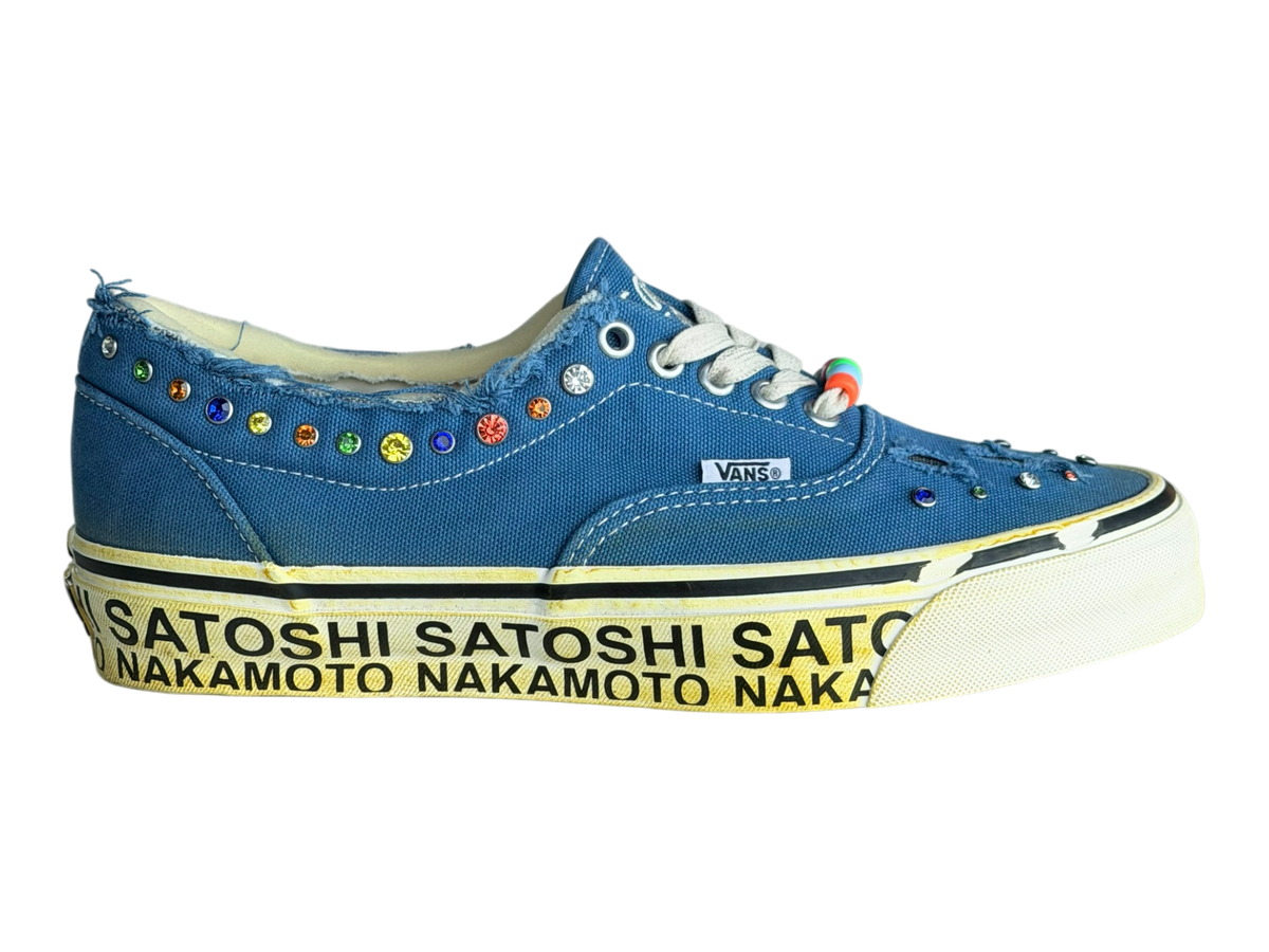 Satoshi Nakamoto Round Lucky Charm Navy