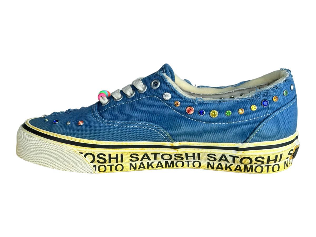 Satoshi Nakamoto Round Lucky Charm Navy