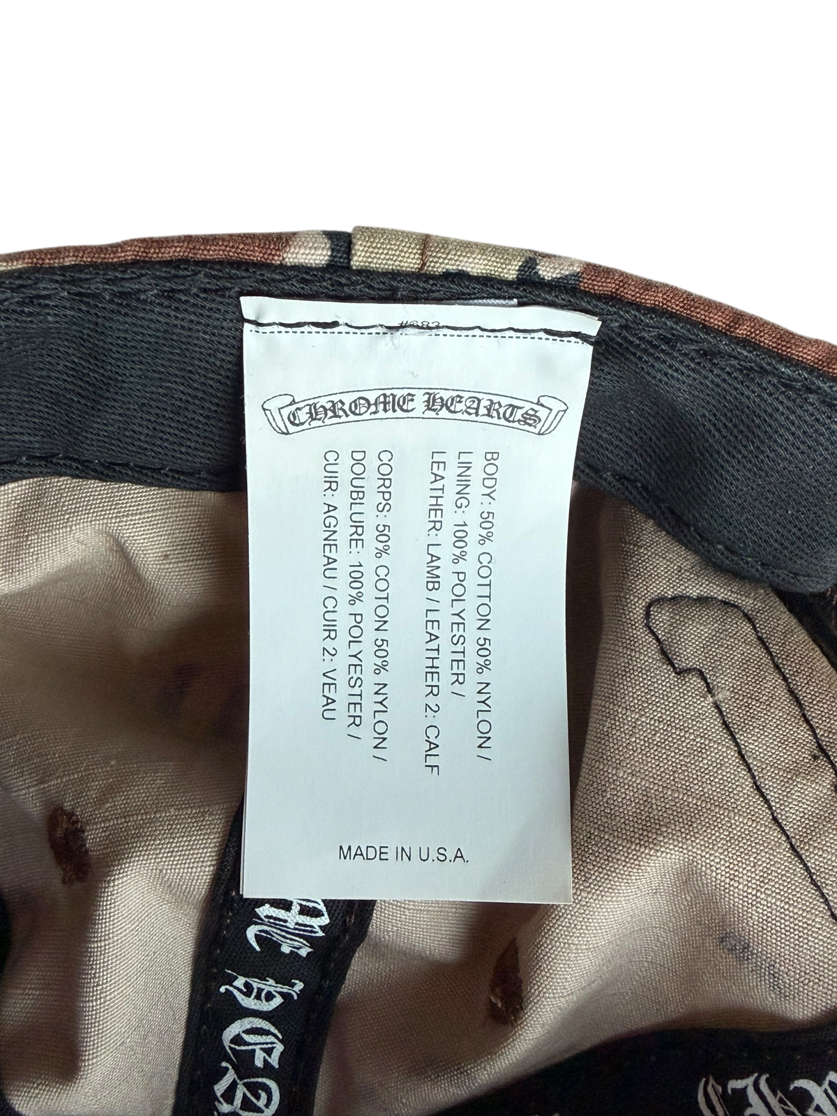 Matty Boy Sex Records 5 Panel Hat Chocolate Chip Camo
