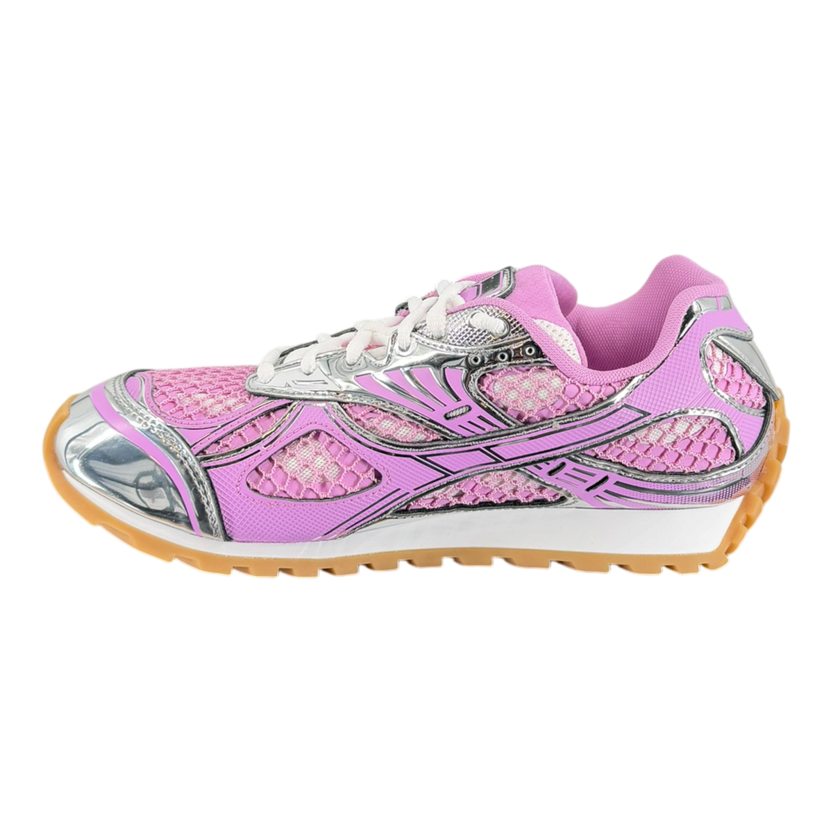 Pink & Silver Orbit Sneakers