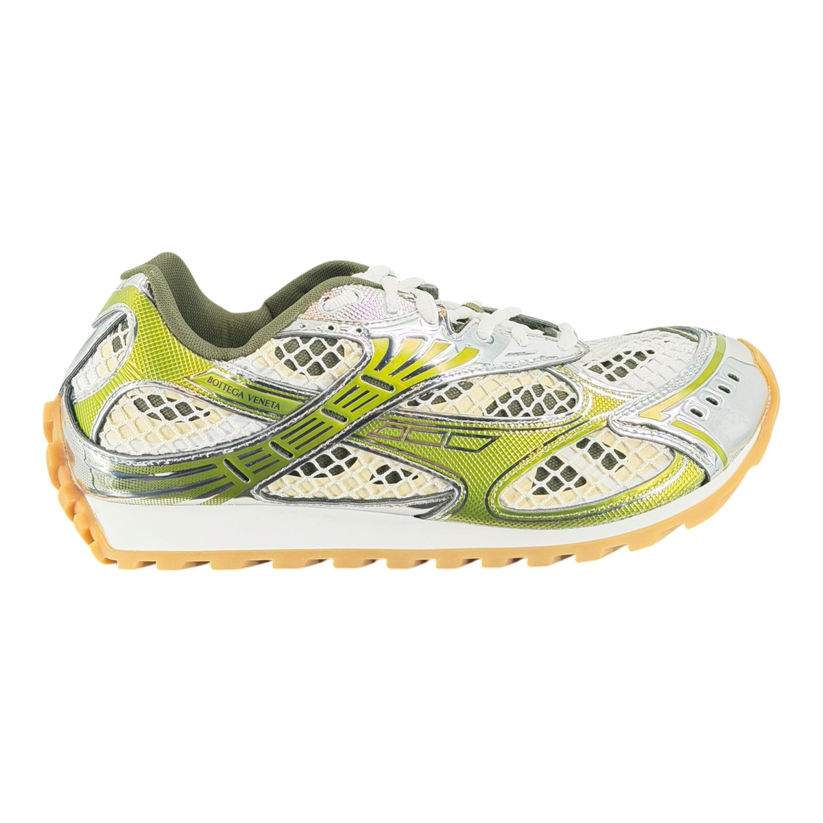 Olive & Silver Orbit Sneakers
