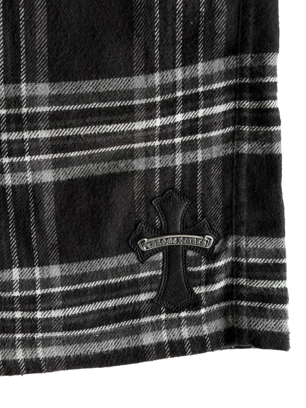 After School Cross Patch Plaid Shorts