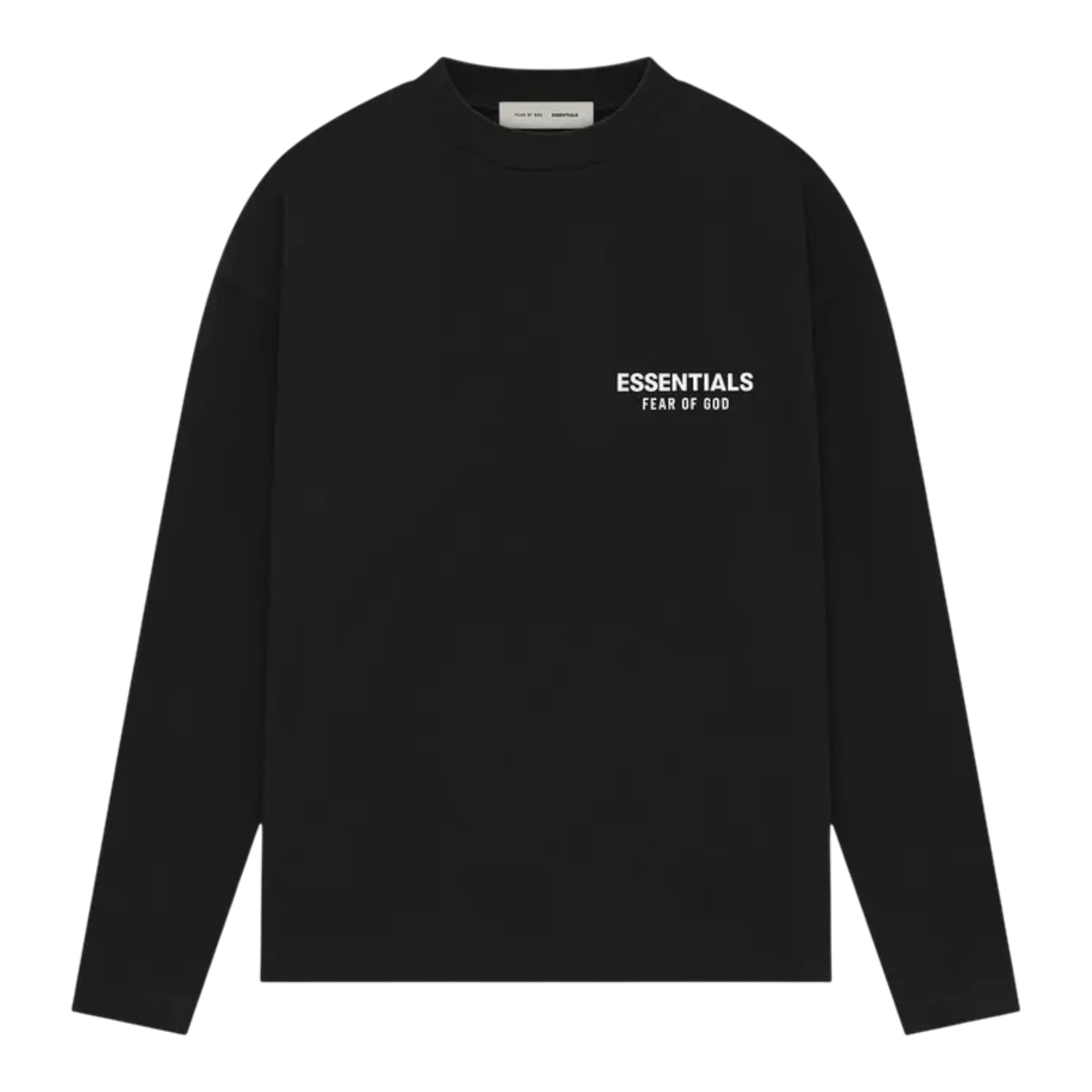 Essentials SS26 Classic L/S Tee Vintage Black