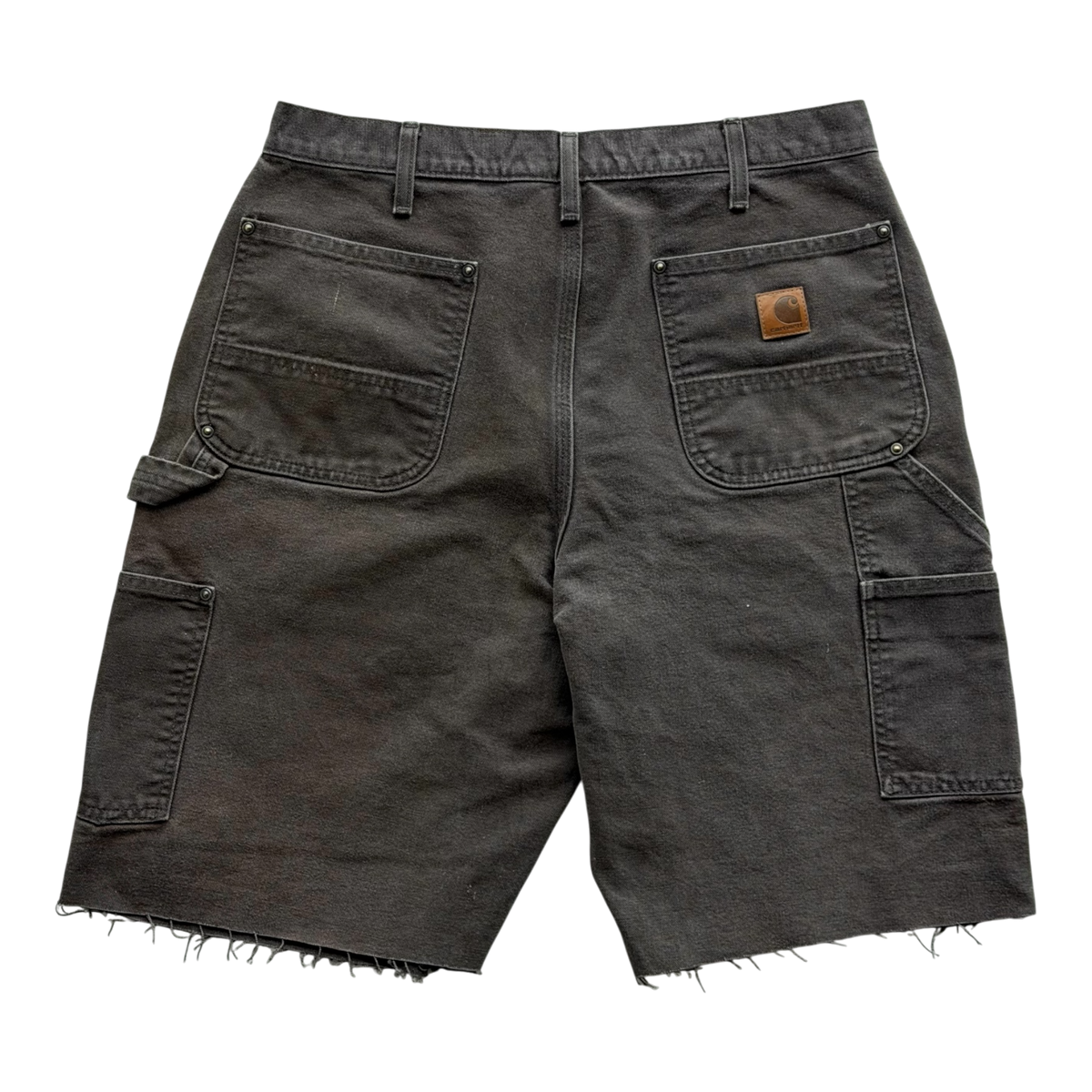 Multi Patch Brown Carpenter Shorts