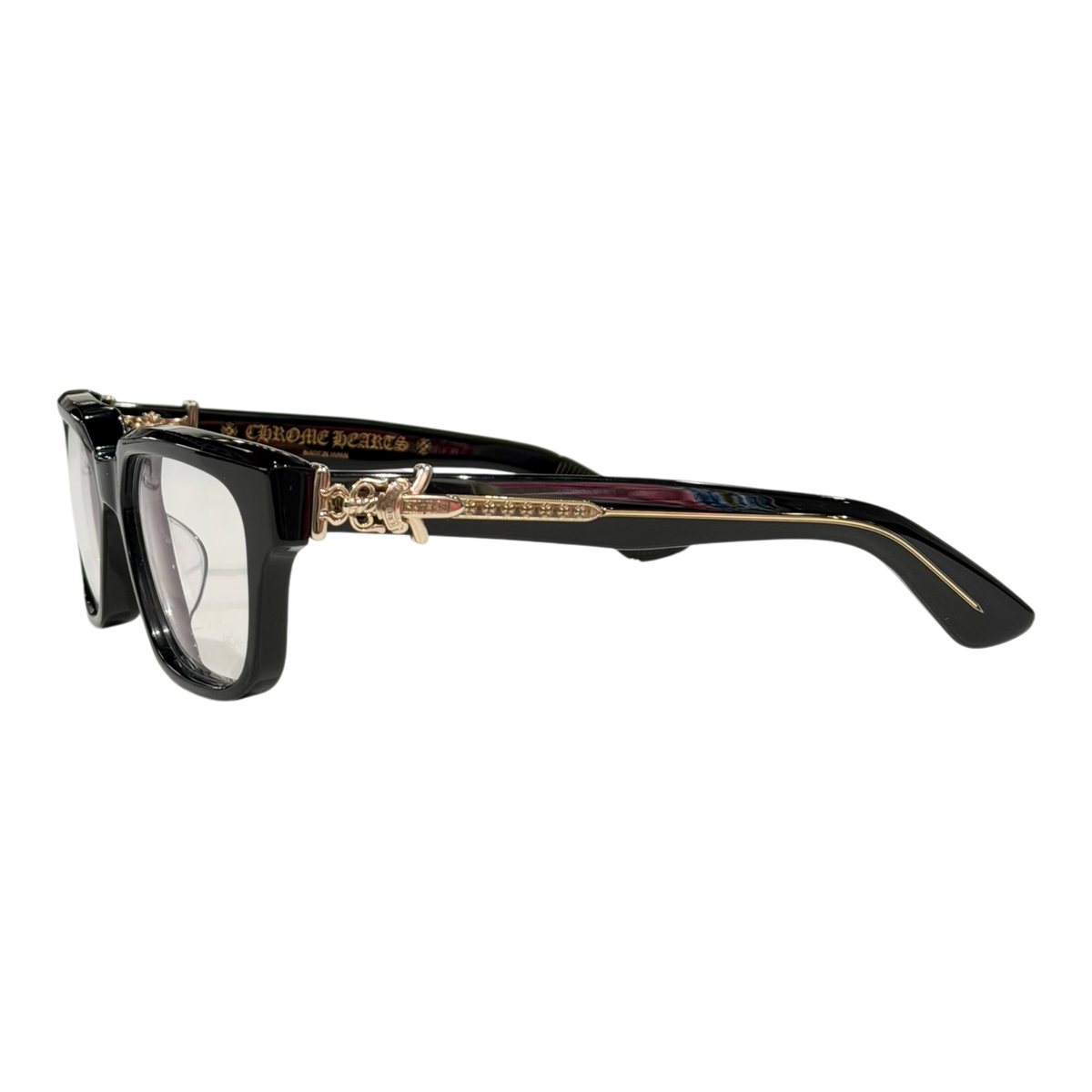 Vagillionaire Black & Gold Glasses