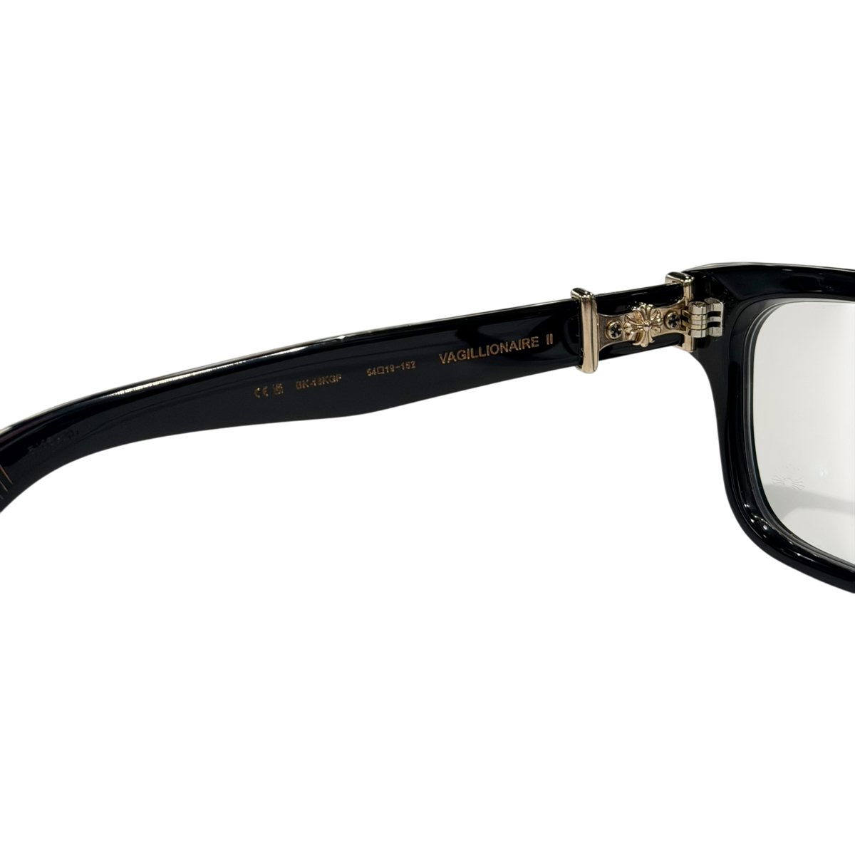 Vagillionaire Black & Gold Glasses