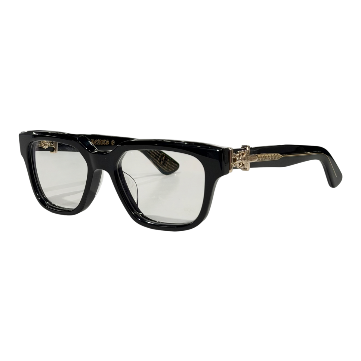 Vagillionaire Black & Gold Glasses