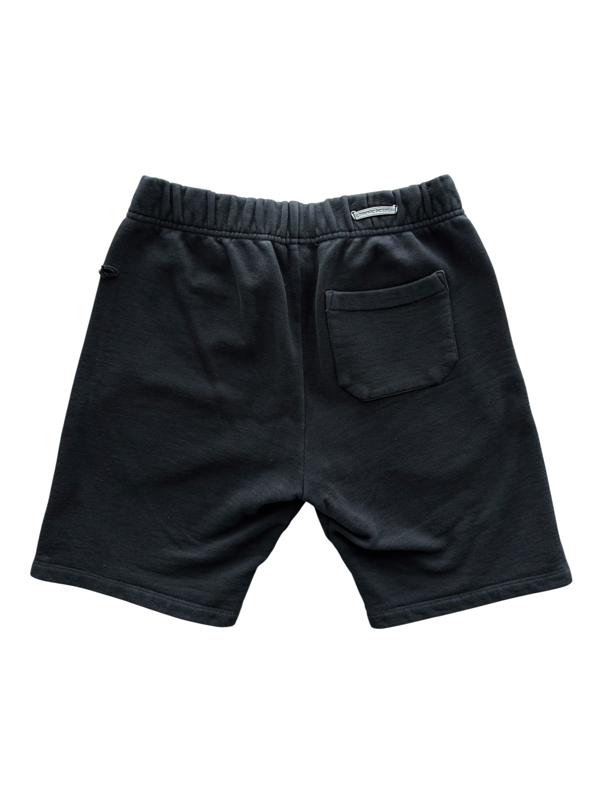 Triple Cross Embroidered Shorts Black & White