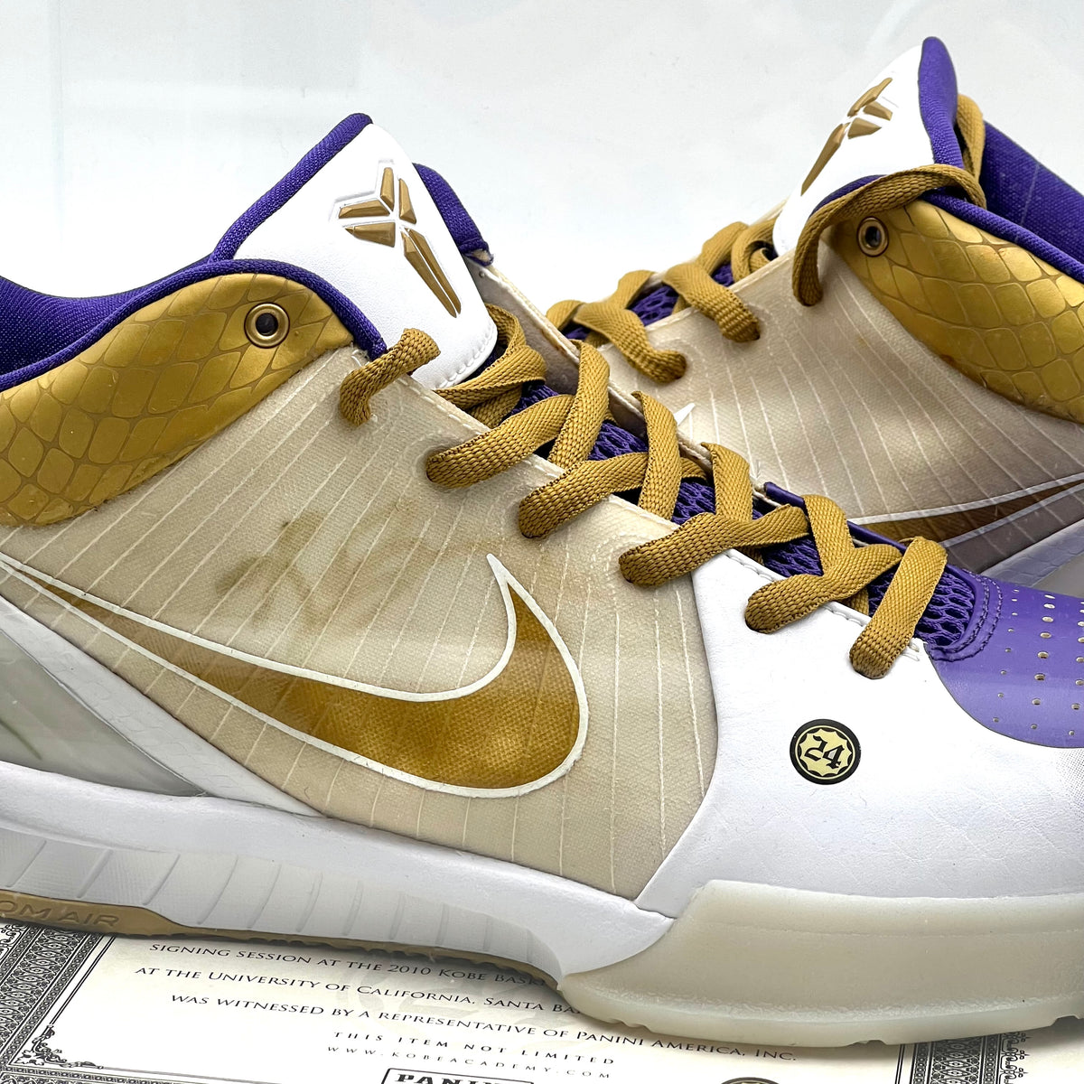 Nike Kobe 4 'Signed' (Panini Authenticated)