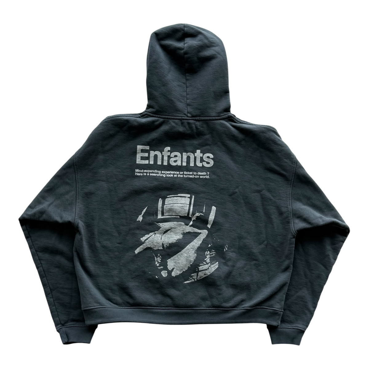 Drugs Hoodie Black Cream