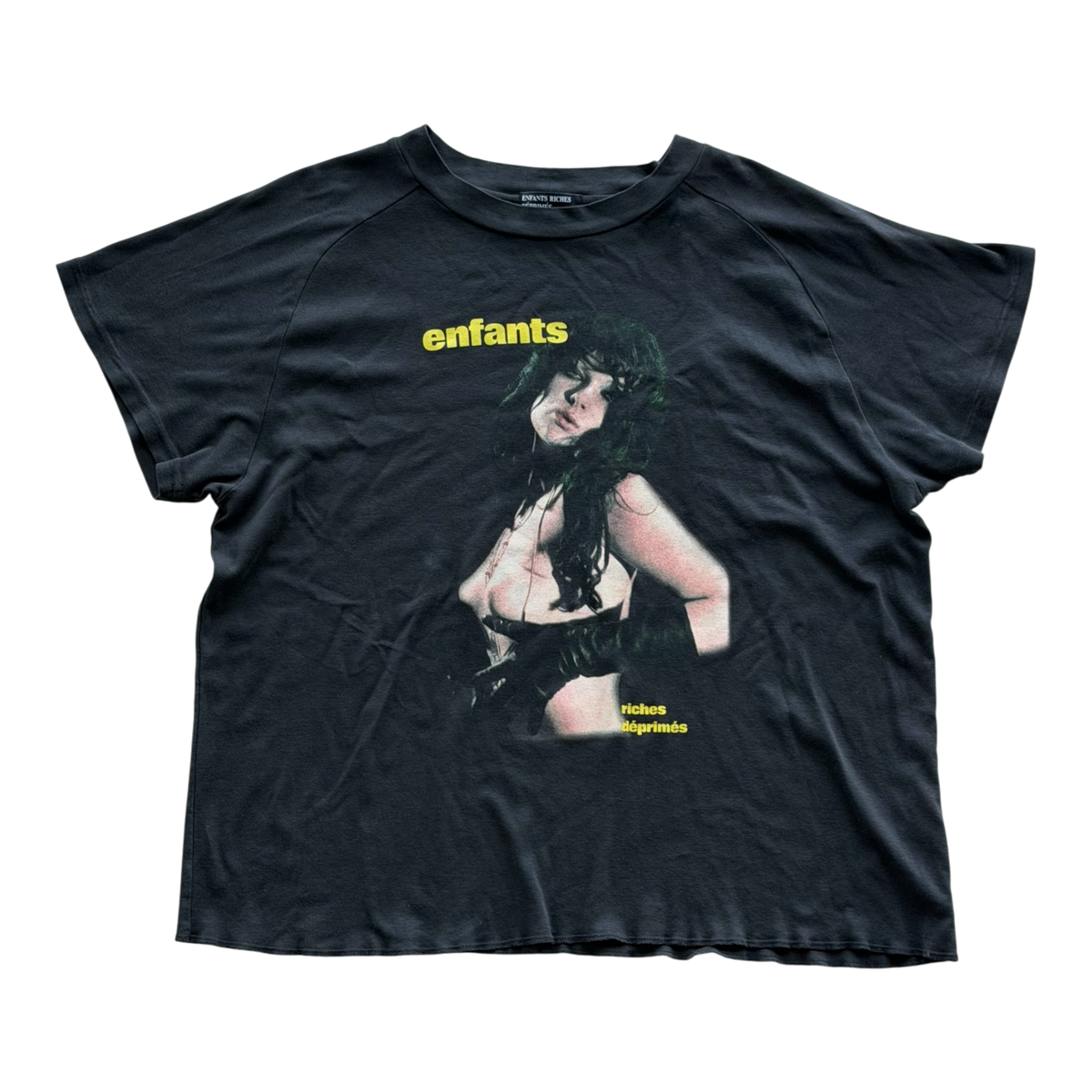 Slave Girl Raglan Tee Black