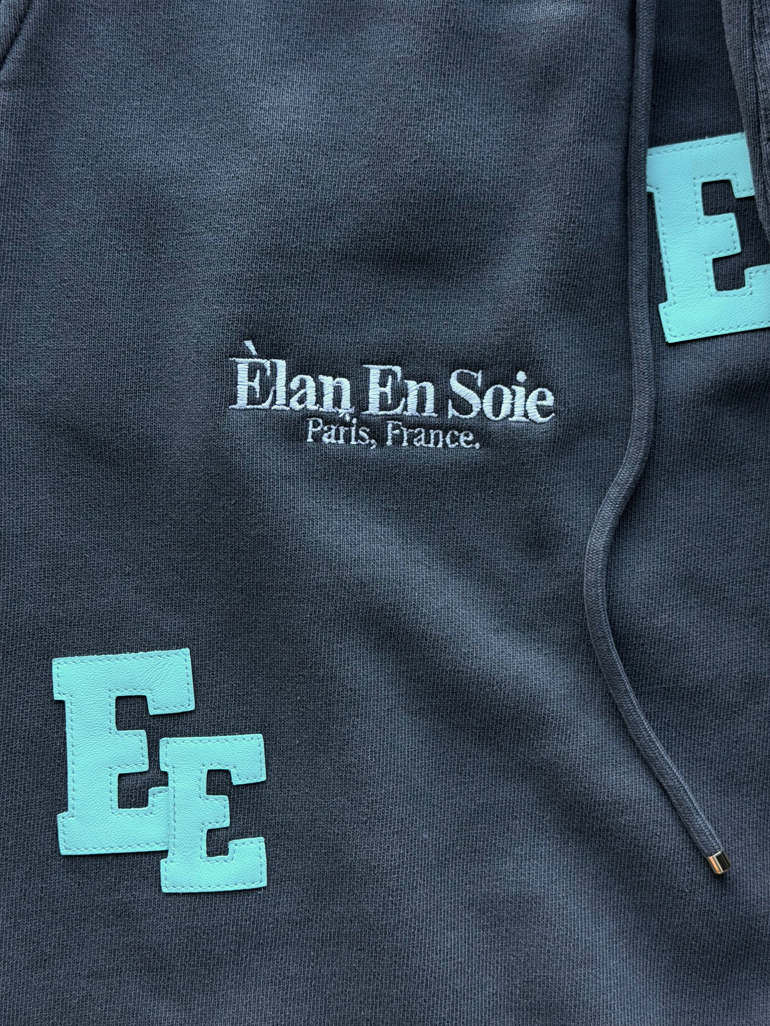 Tiffany Patch Loose Fit Sweatpants Dark Grey