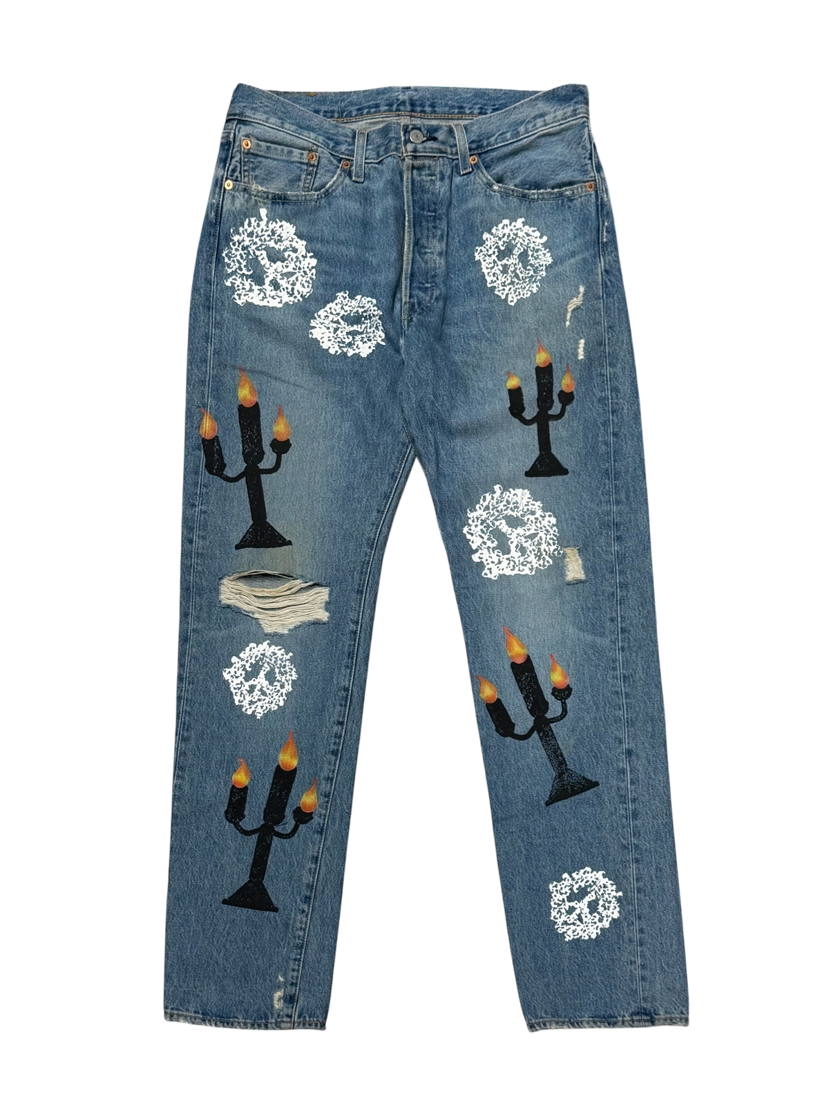 Denim Tears x Virgil Abloh Printed Jeans